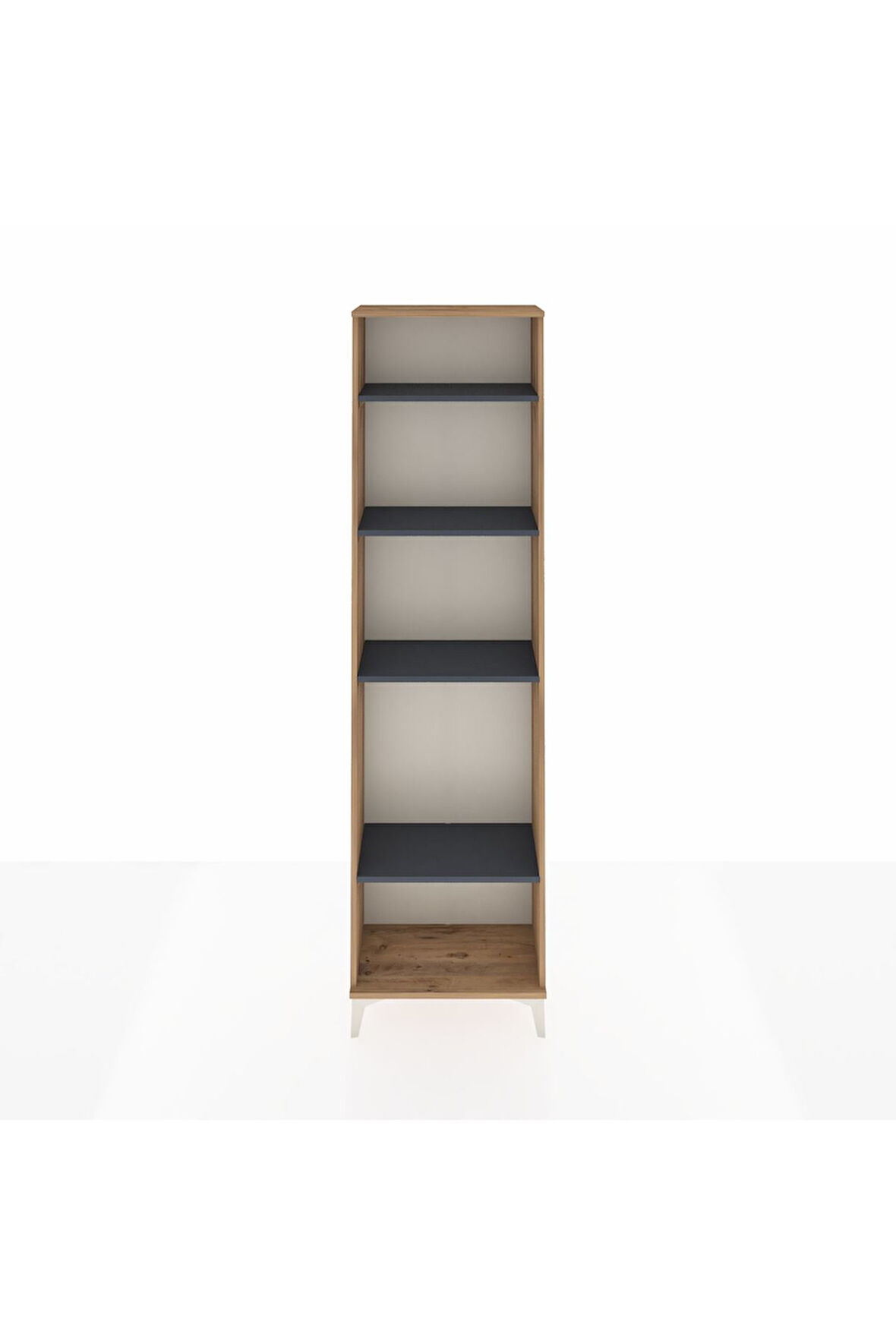 Arges Dolap 4 Raflı 60x30x221 Çam-Antrasit