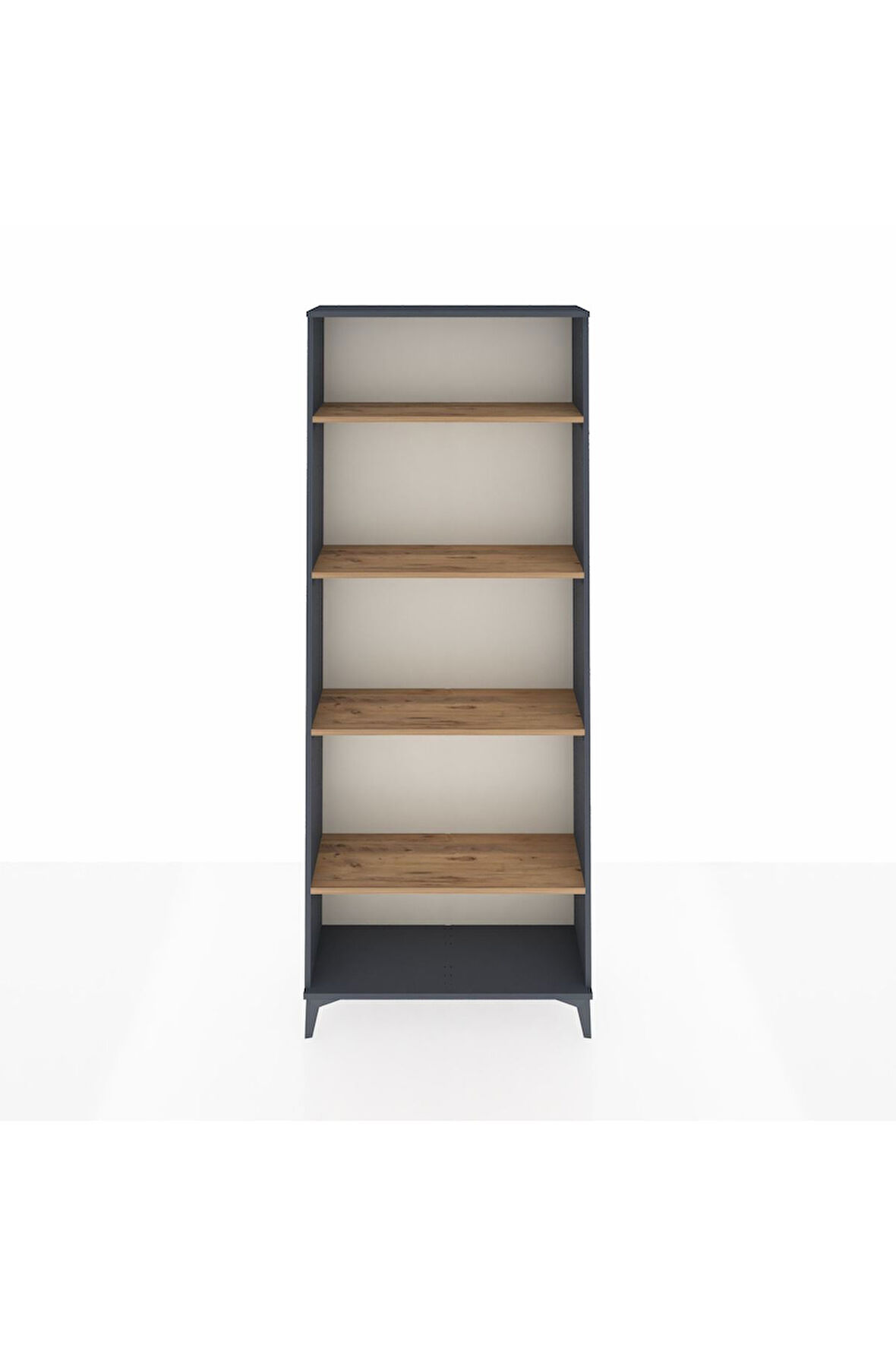 Arges Dolap 4 Raflı 88x30x221 Antrasit-Çam