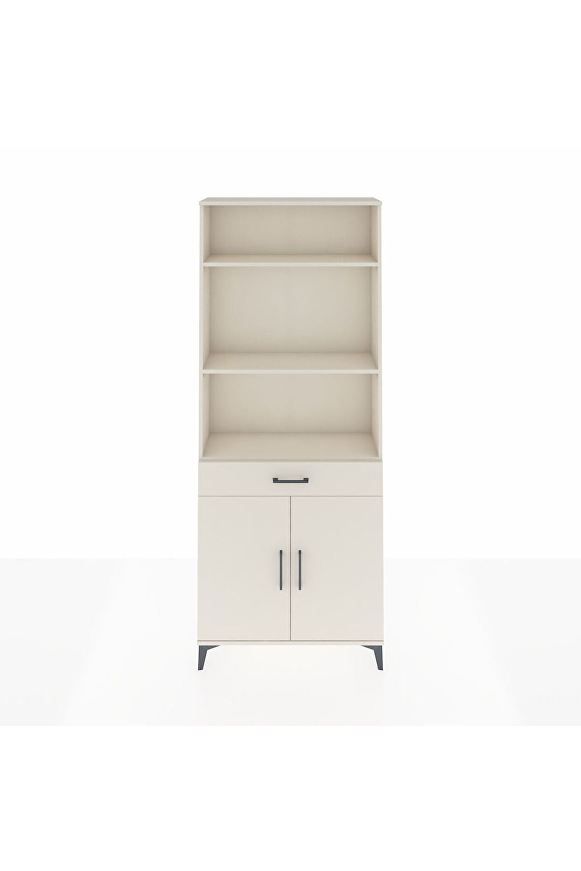 Arges Dolap 4 Raflı Tek Çekmeceli 2 Kapaklı 88x30x221 Aytaşı-Aytaşı