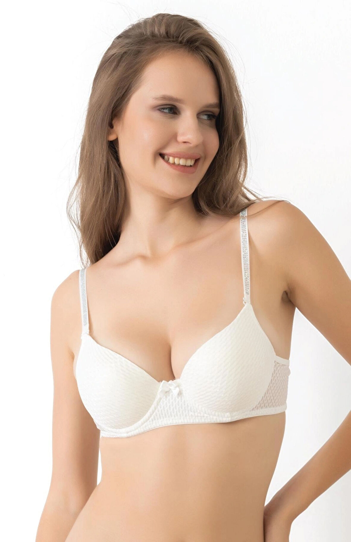 STORMED iç Giyim Kadın Omuz Askısı Taşlı Desteksiz Sütyen 315