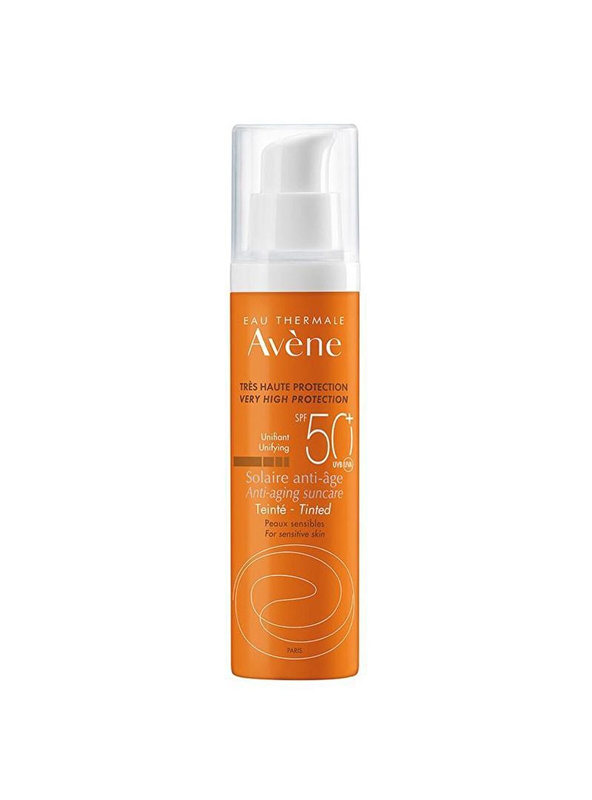 Avene Solaire Anti-Age 50+ Faktör Yaşlanma Karşıtı Hassas Ciltler İçin Renkli Güneş Koruyucu Krem 50 ml