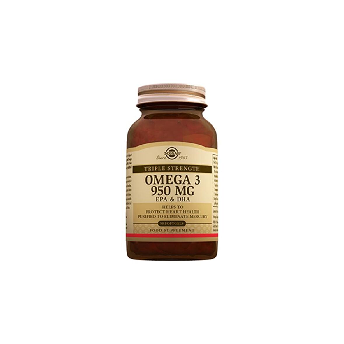 Solgar Omega 3 950 mg 50 Kapsül Balık Yağı