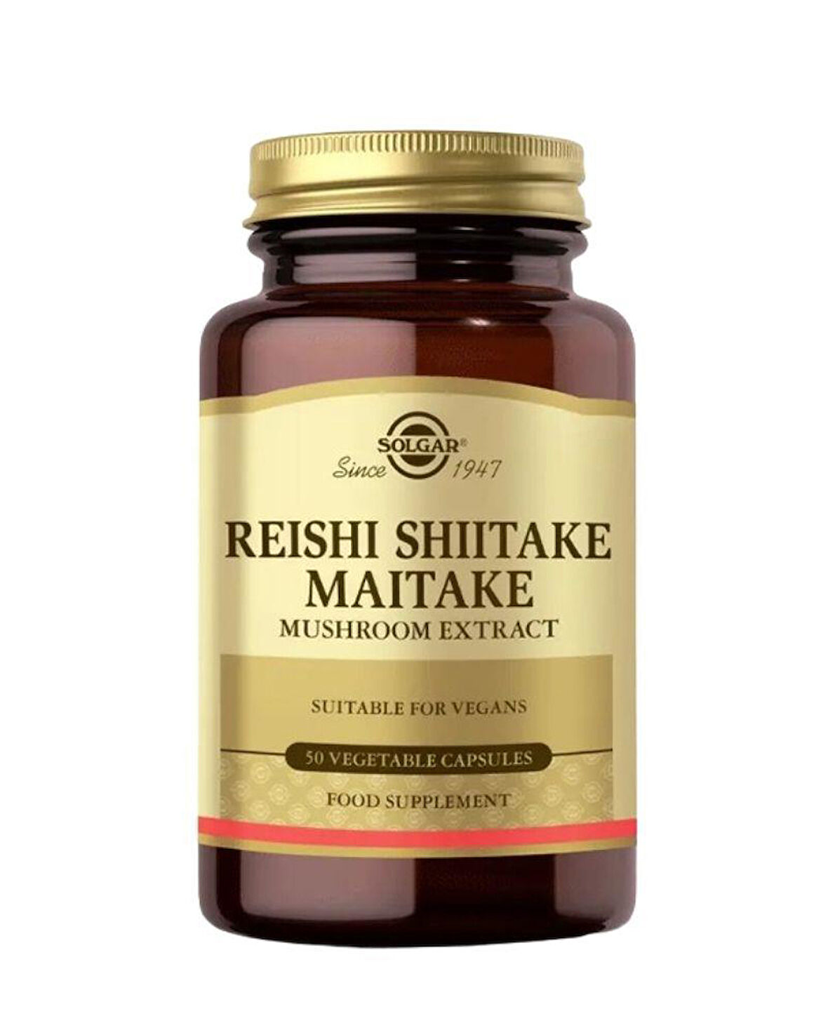 Solgar Reishi Shiitake Maytake Mantar Ekstresi Takviye Edici Gıda 50 Kapsül