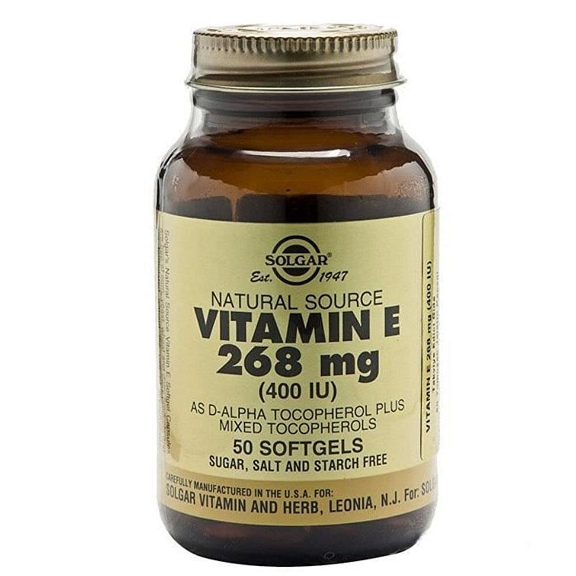 Vitamin E 400 IU 50 Softgel