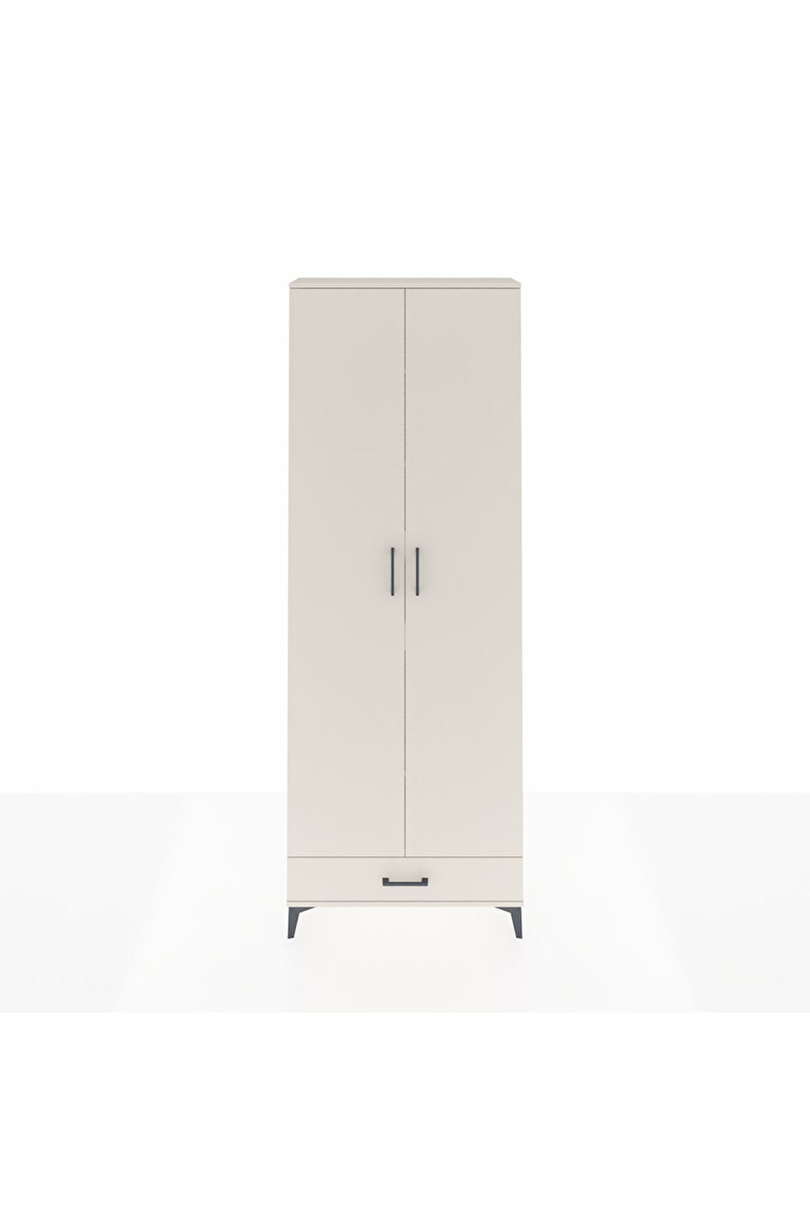 Arges Dolap 6 Raflı Tek Çekmeceli 2 Kapaklı 88x30x243 Aytaşı-Aytaşı