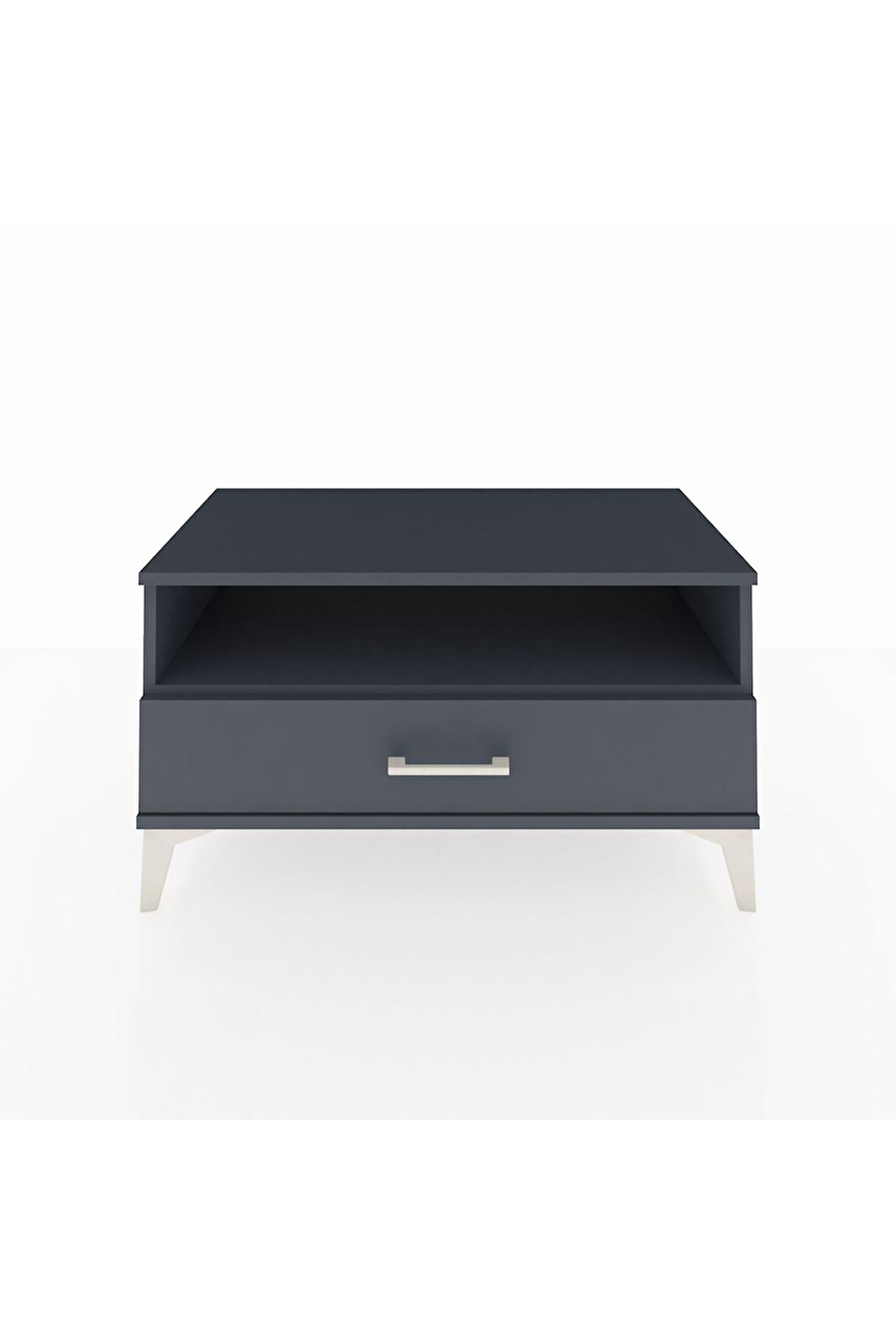 Hyperion Şifonyer Tek Raflı Tek Çekmeceli 88x44x48 Antrasit-Antrasit