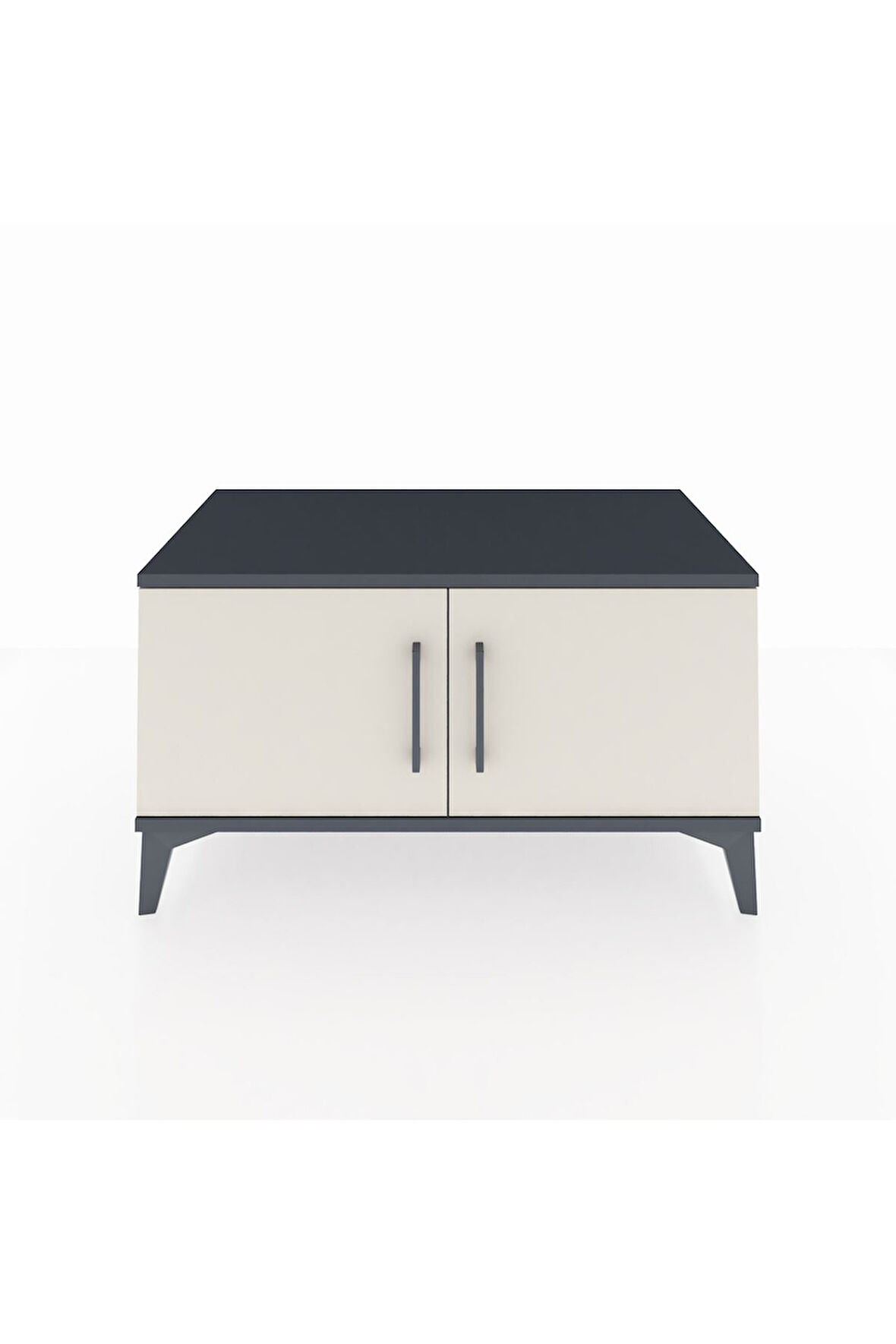 Hyperion Şifonyer Tek Raflı 2 Kapaklı 88x44x48 Antrasit-Aytaşı