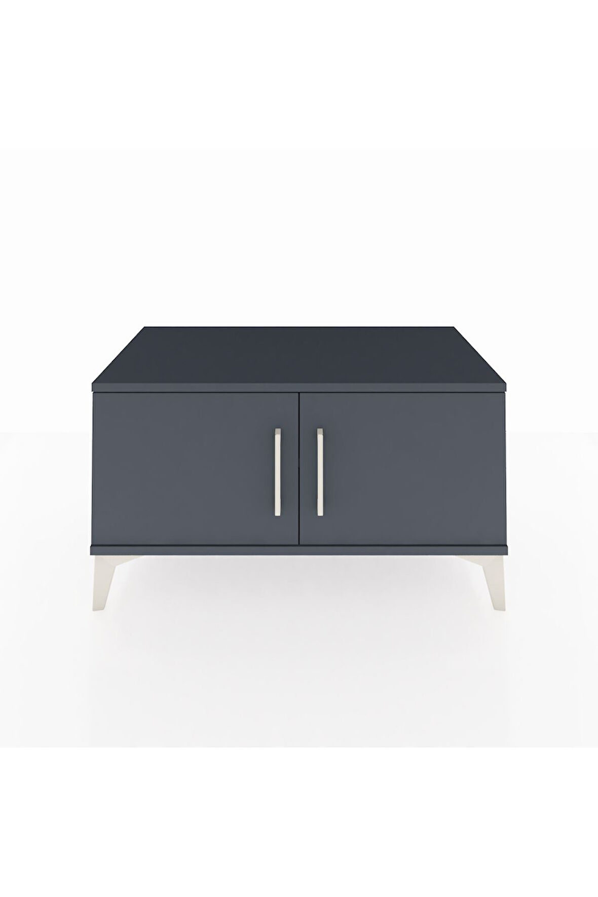 Hyperion Şifonyer Tek Raflı 2 Kapaklı 88x44x48 Antrasit-Antrasit