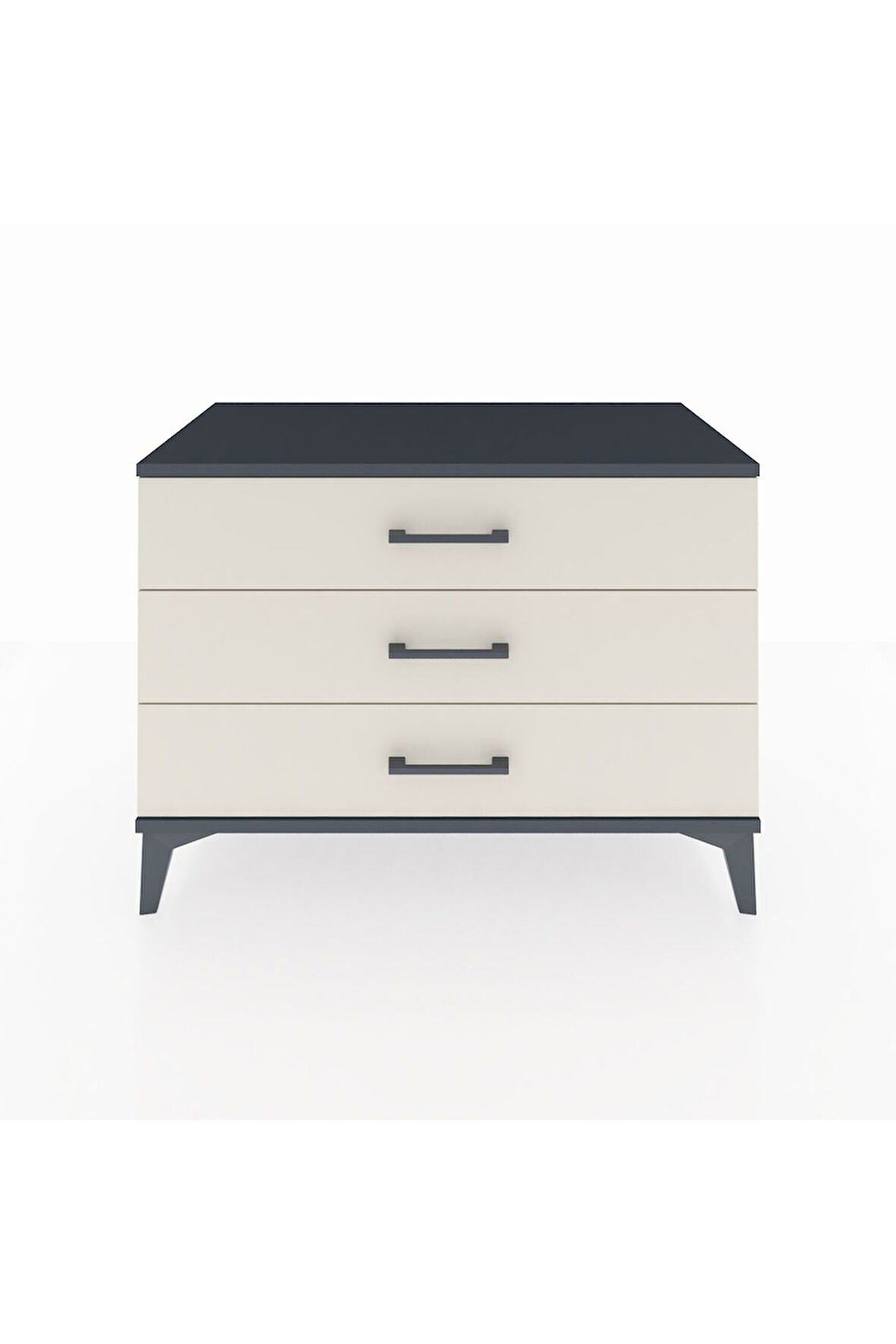 Hyperion Şifonyer 3 Çekmeceli 88x44x64 Antrasit-Aytaşı