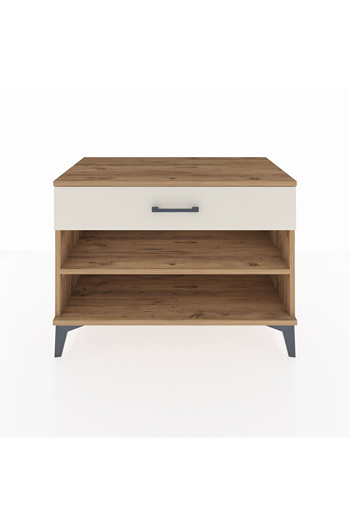 Hyperion Şifonyer Tek Raflı Tek Çekmeceli 88x44x64 Çam-Aytaşı