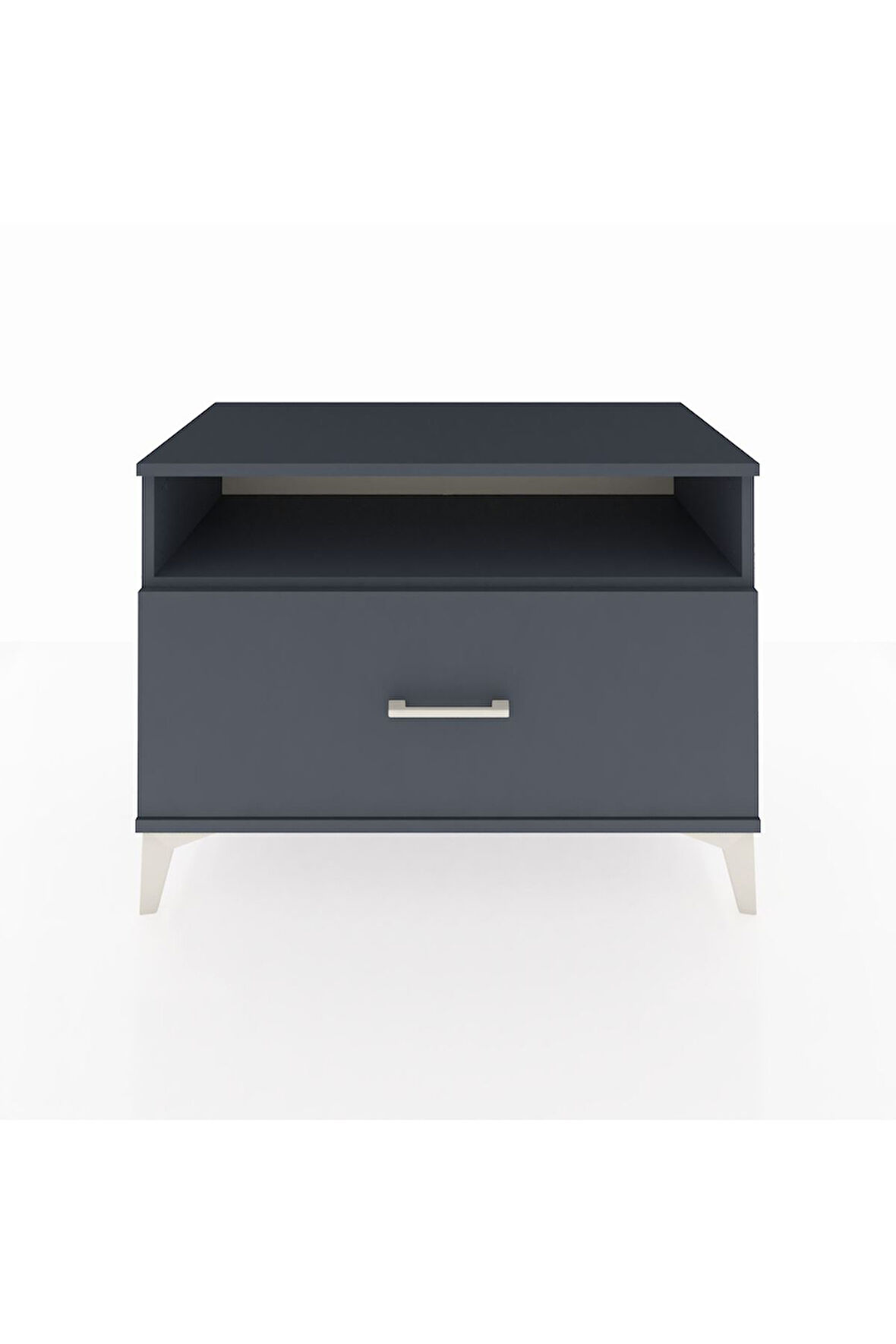 Hyperion Şifonyer Tek Raflı Tek Çekmeceli 88x44x64 Antrasit-Antrasit