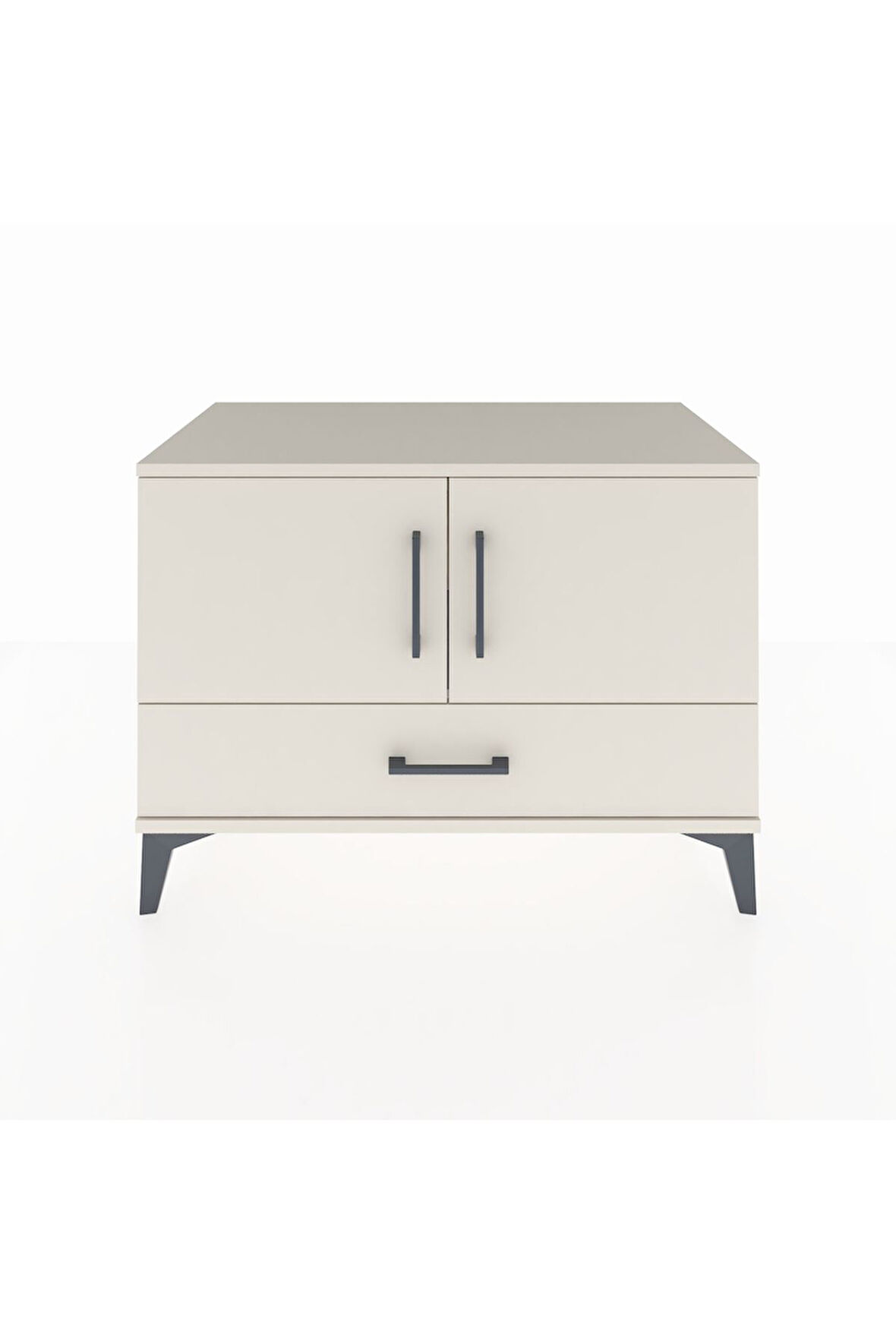 Hyperion Şifonyer 2 Raflı Tek Çekmeceli 2 Kapaklı 88x44x64 Aytaşı-Aytaşı