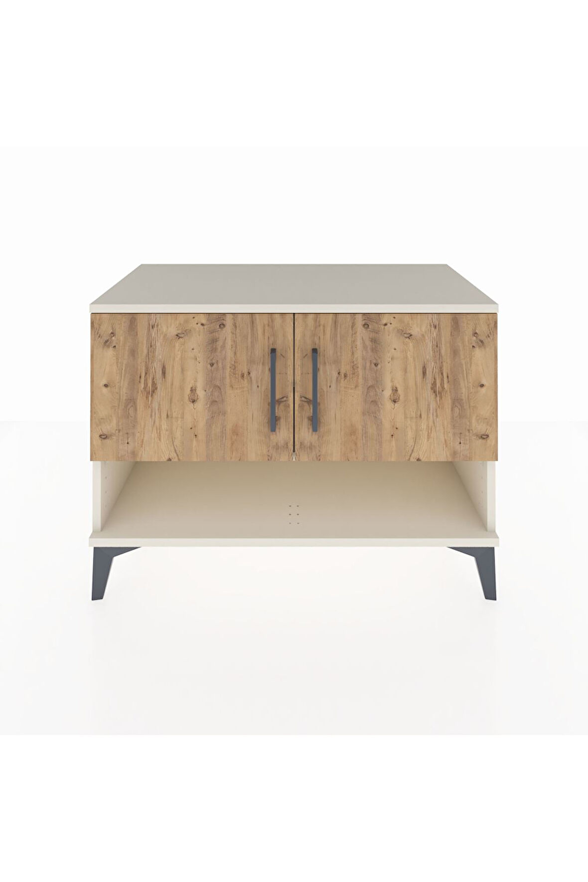 Hyperion Şifonyer 2 Raflı 2 Kapaklı 88x44x64 Aytaşı-Çam