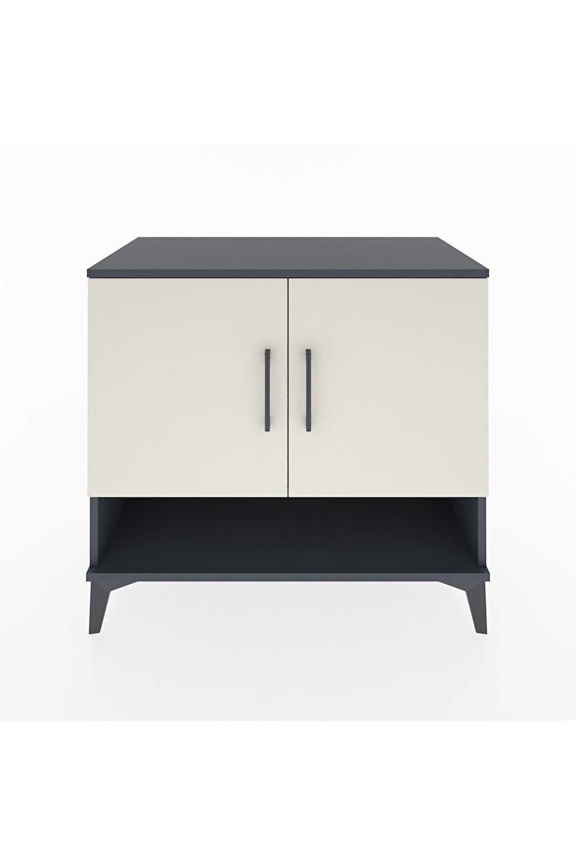 Hyperion Şifonyer 3 Raflı 2 Kapaklı 88x44x80 Antrasit-Aytaşı