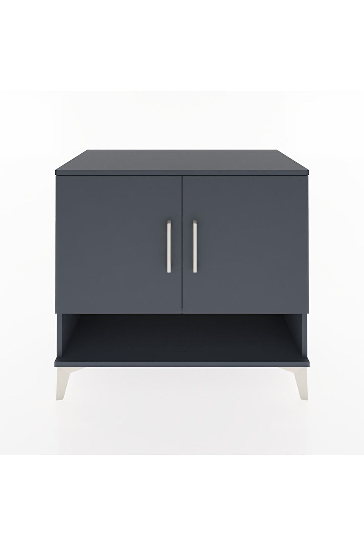 Hyperion Şifonyer 3 Raflı 2 Kapaklı 88x44x80 Antrasit-Antrasit