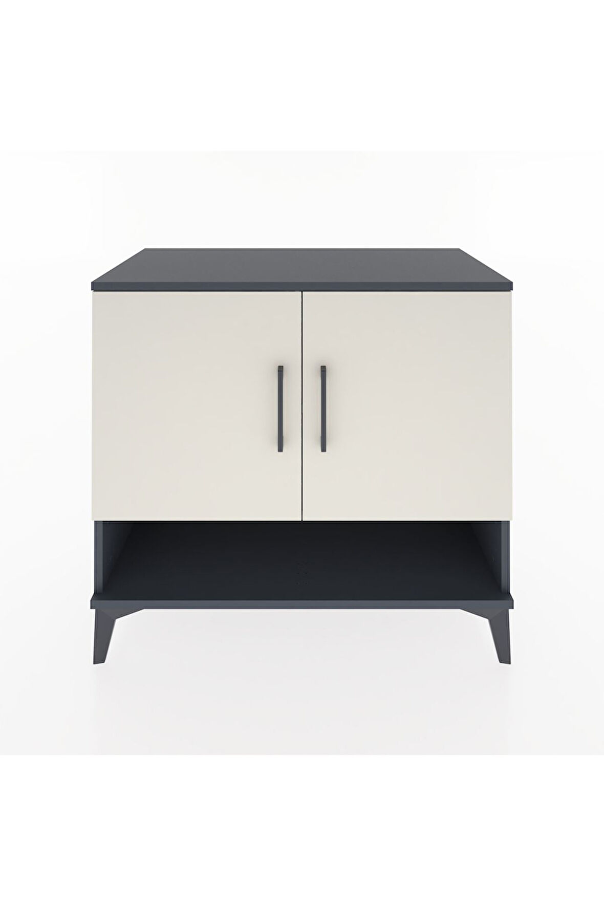 Hyperion Şifonyer 2 Raflı 2 Kapaklı 88x44x80 Antrasit-Aytaşı