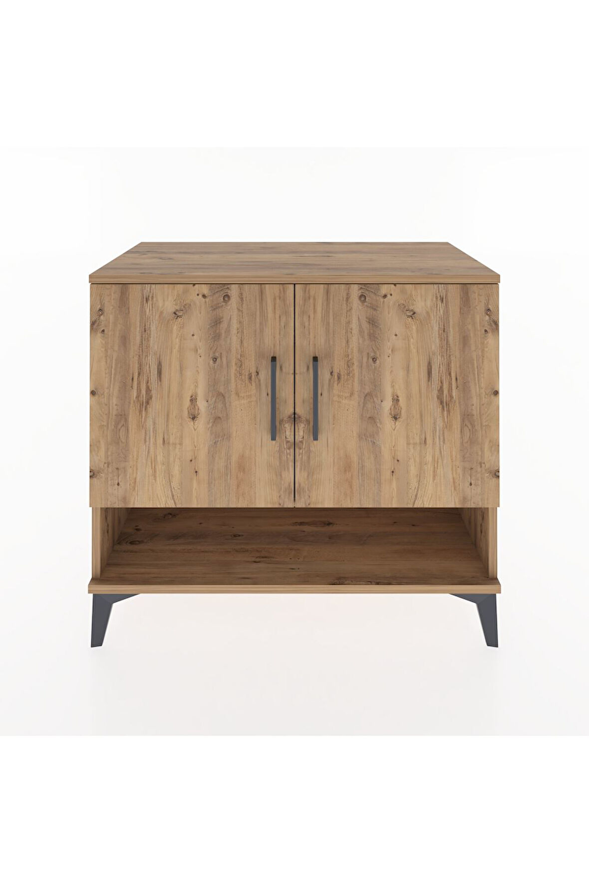 Hyperion Şifonyer 2 Raflı 2 Kapaklı 88x44x80 Çam-Çam