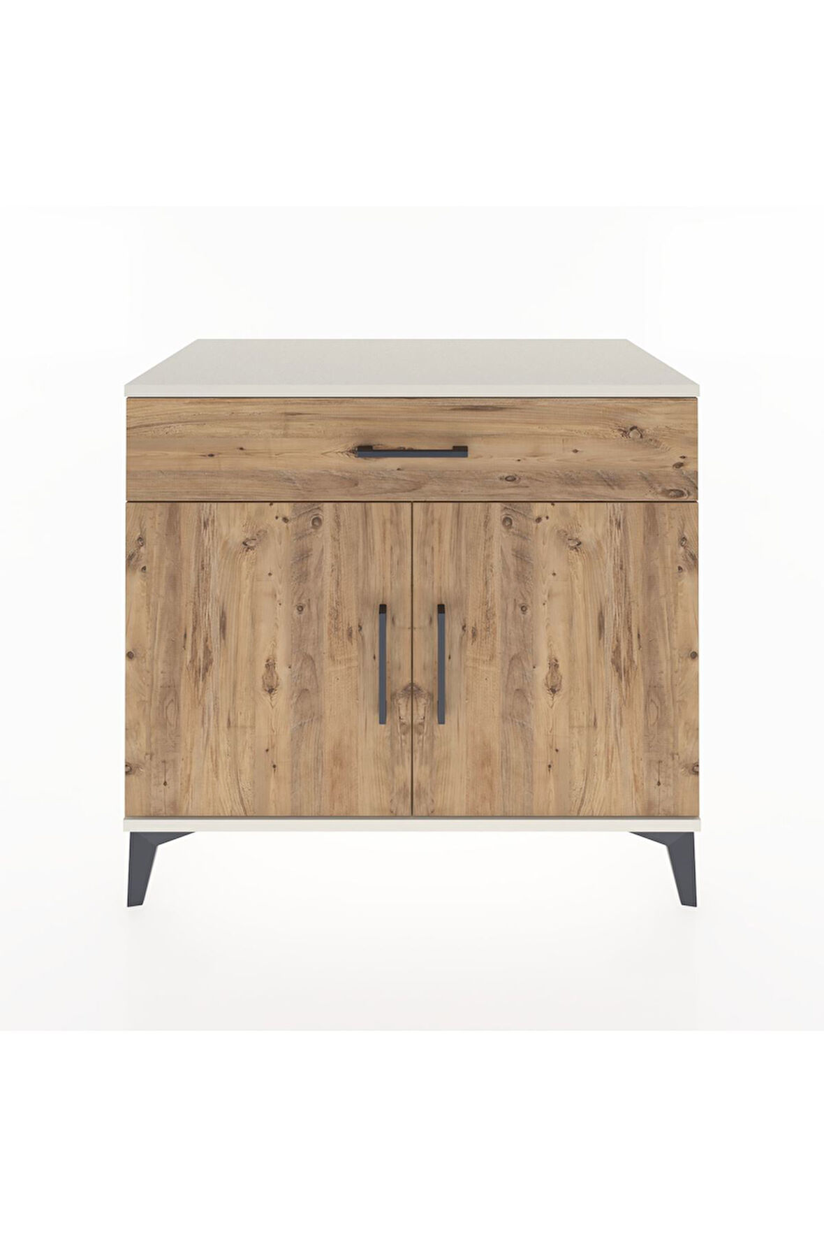 Hyperion Şifonyer Tek Çekmeceli 2 Kapaklı 88x44x80 Aytaşı-Çam