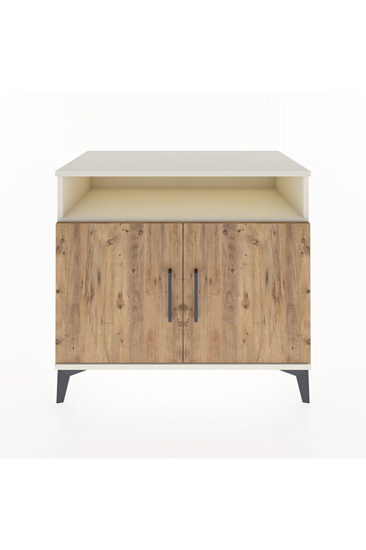 Hyperion Şifonyer 2 Raflı 2 Kapaklı 88x44x80 Aytaşı-Çam