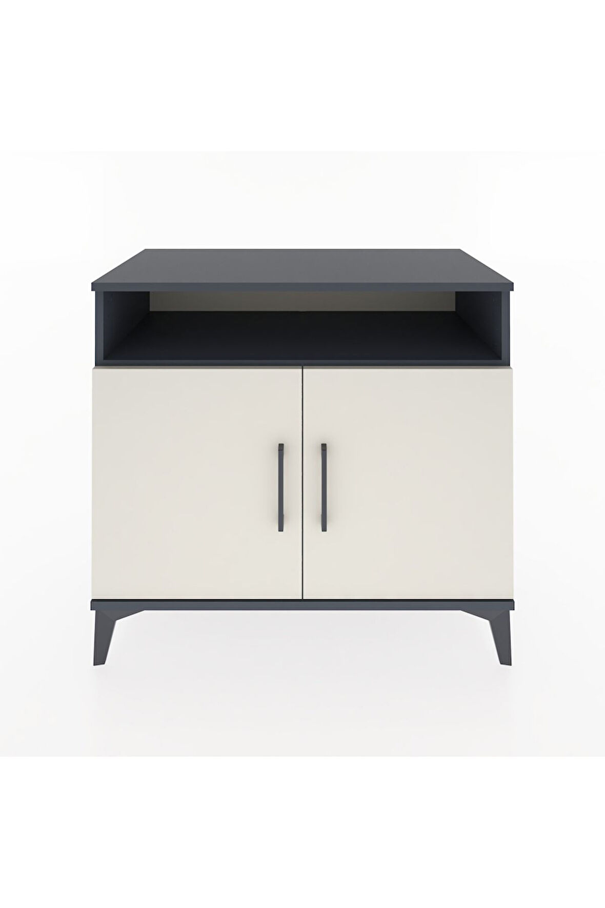 Hyperion Şifonyer 2 Raflı 2 Kapaklı 88x44x80 Antrasit-Aytaşı