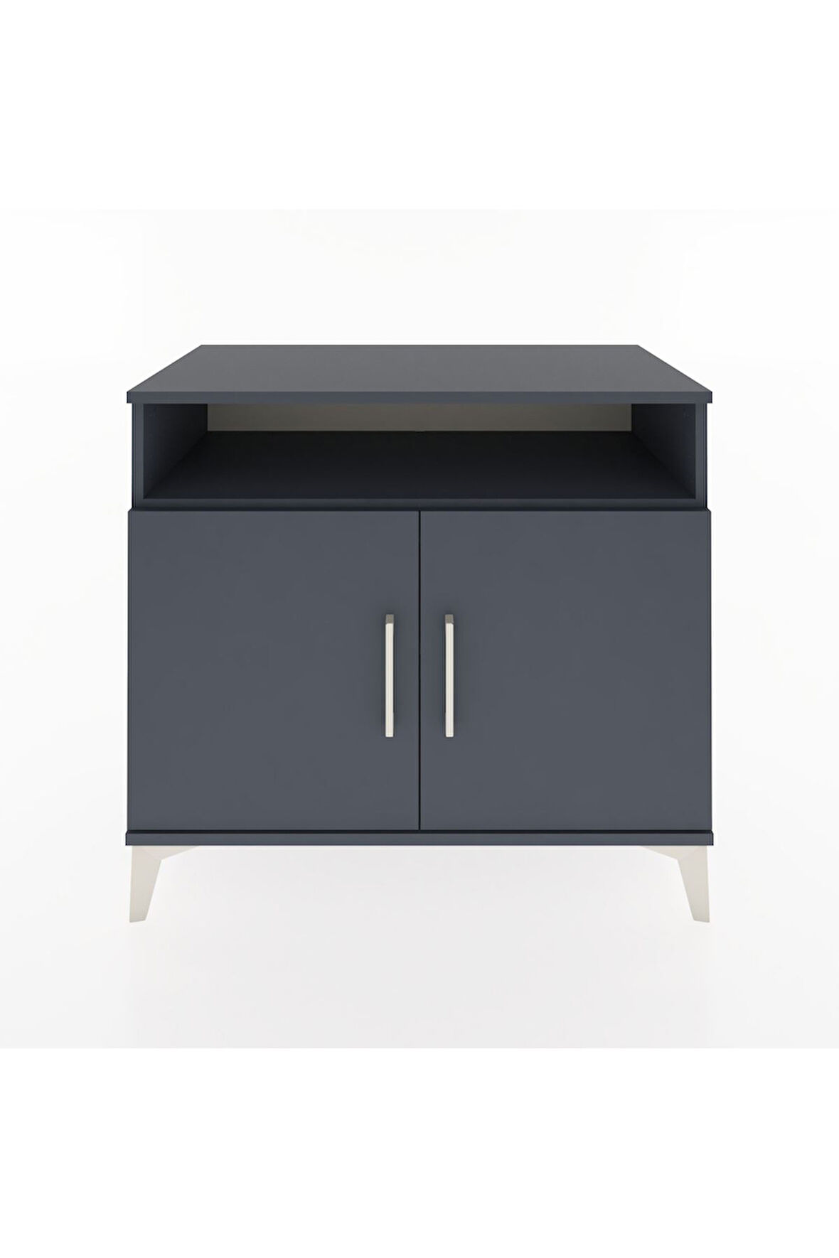 Hyperion Şifonyer 2 Raflı 2 Kapaklı 88x44x80 Antrasit-Antrasit