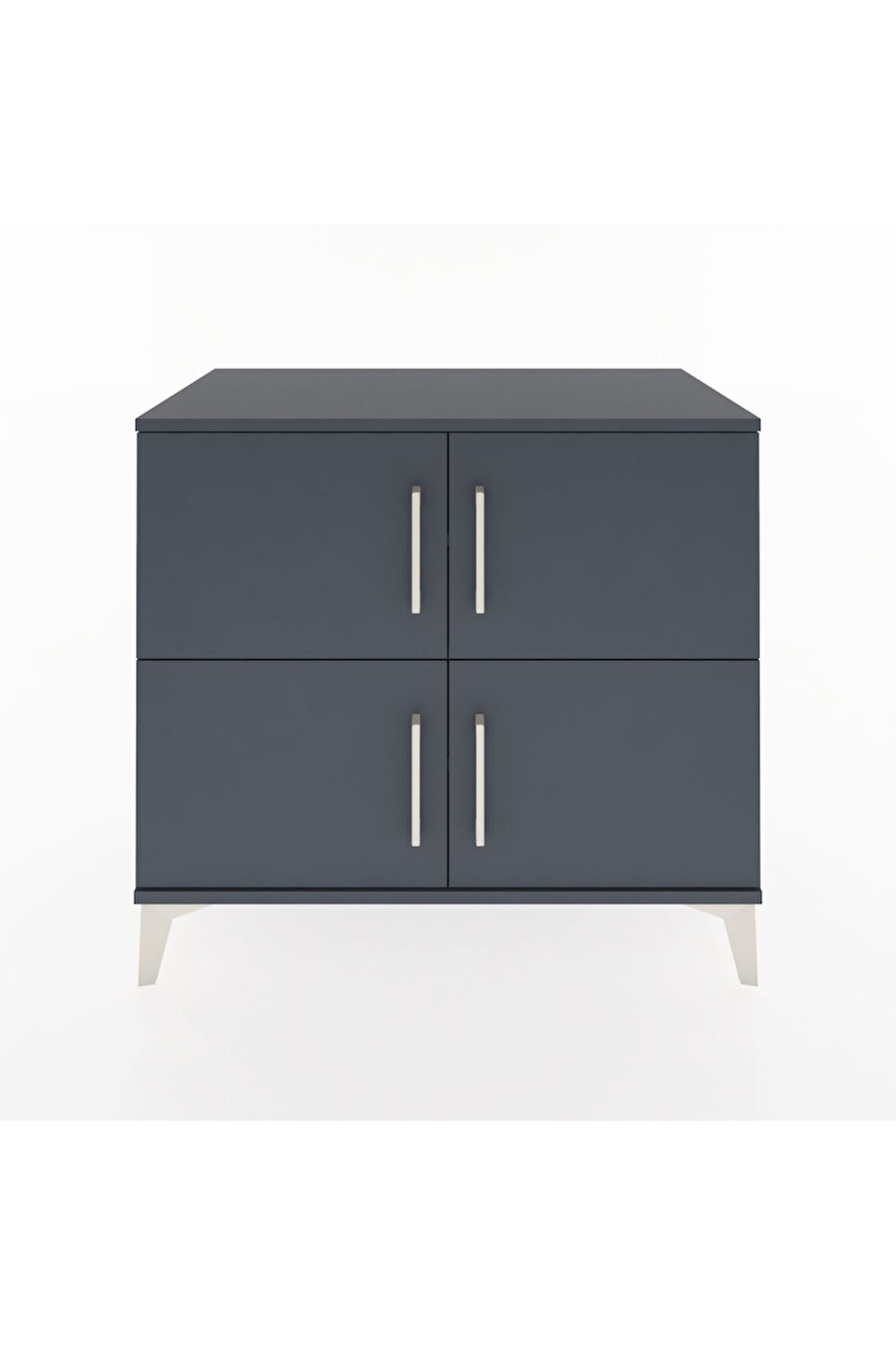 Hyperion Şifonyer 4 Raflı 4 Kapaklı 88x44x80 Antrasit-Antrasit