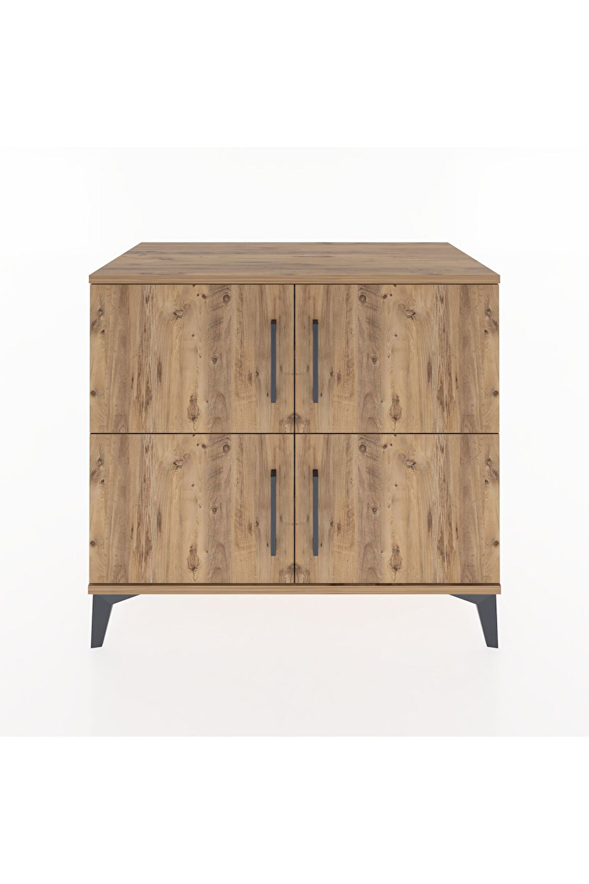 Hyperion Şifonyer 4 Raflı 4 Kapaklı 88x44x80 Çam-Çam