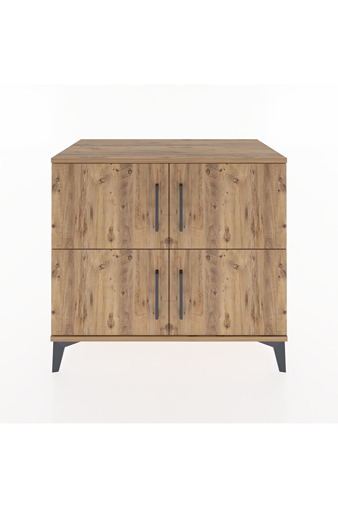 Hyperion Şifonyer Tek Raflı 4 Kapaklı 88x44x80 Çam-Çam