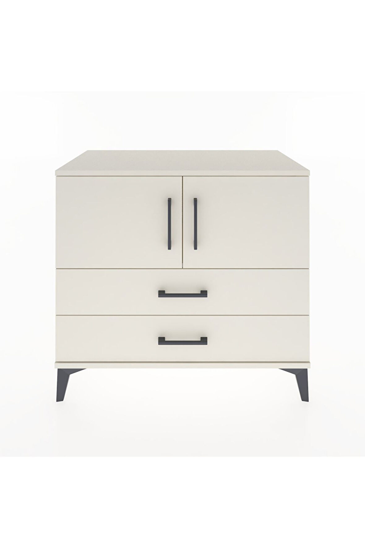 Hyperion Şifonyer Tek Raflı 2 Çekmeceli 2 Kapaklı 88x44x80 Aytaşı-Aytaşı