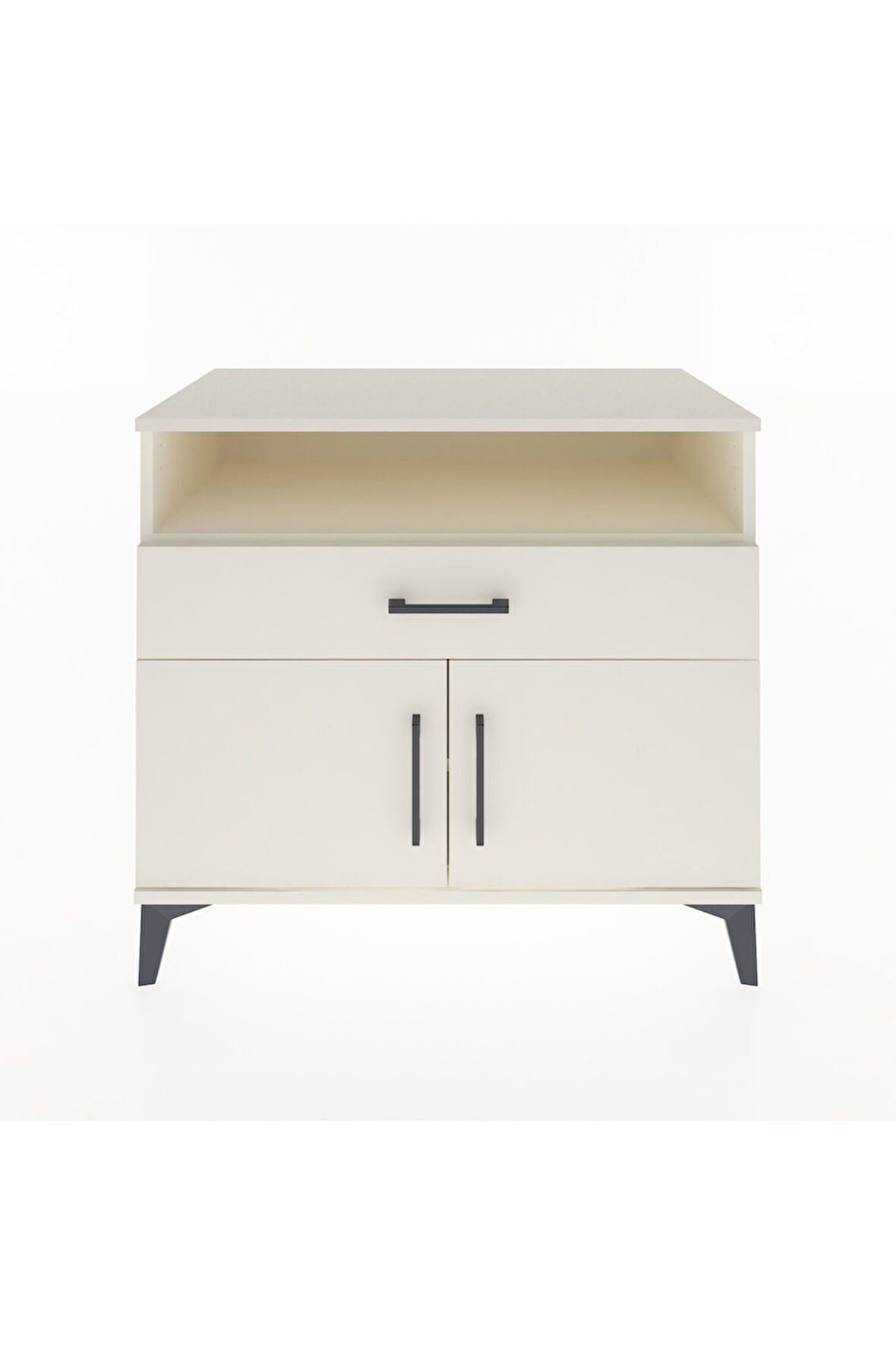 Hyperion Şifonyer 2 Raflı Tek Çekmeceli 2 Kapaklı 88x44x80 Aytaşı-Aytaşı