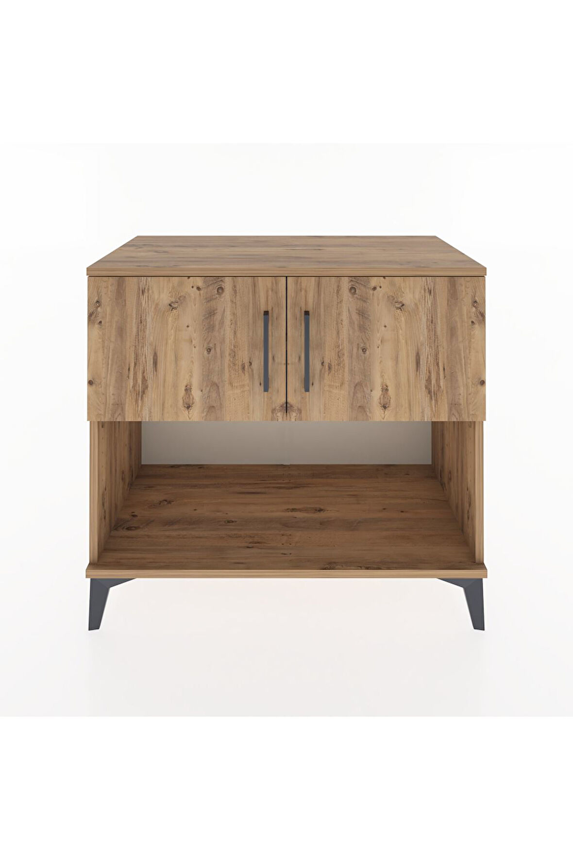 Hyperion Şifonyer 2 Raflı 2 Kapaklı 88x44x80 Çam-Çam