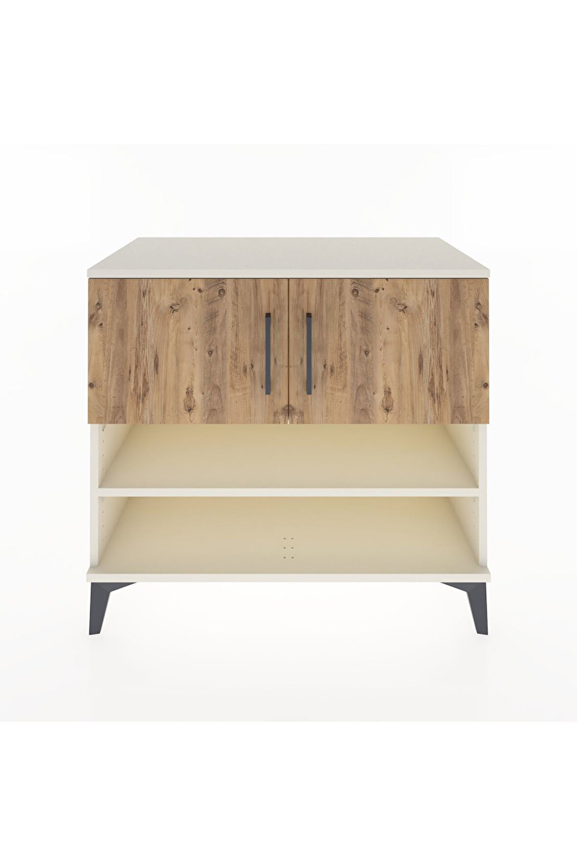 Hyperion Şifonyer 2 Raflı 2 Kapaklı 88x44x80 Aytaşı-Çam