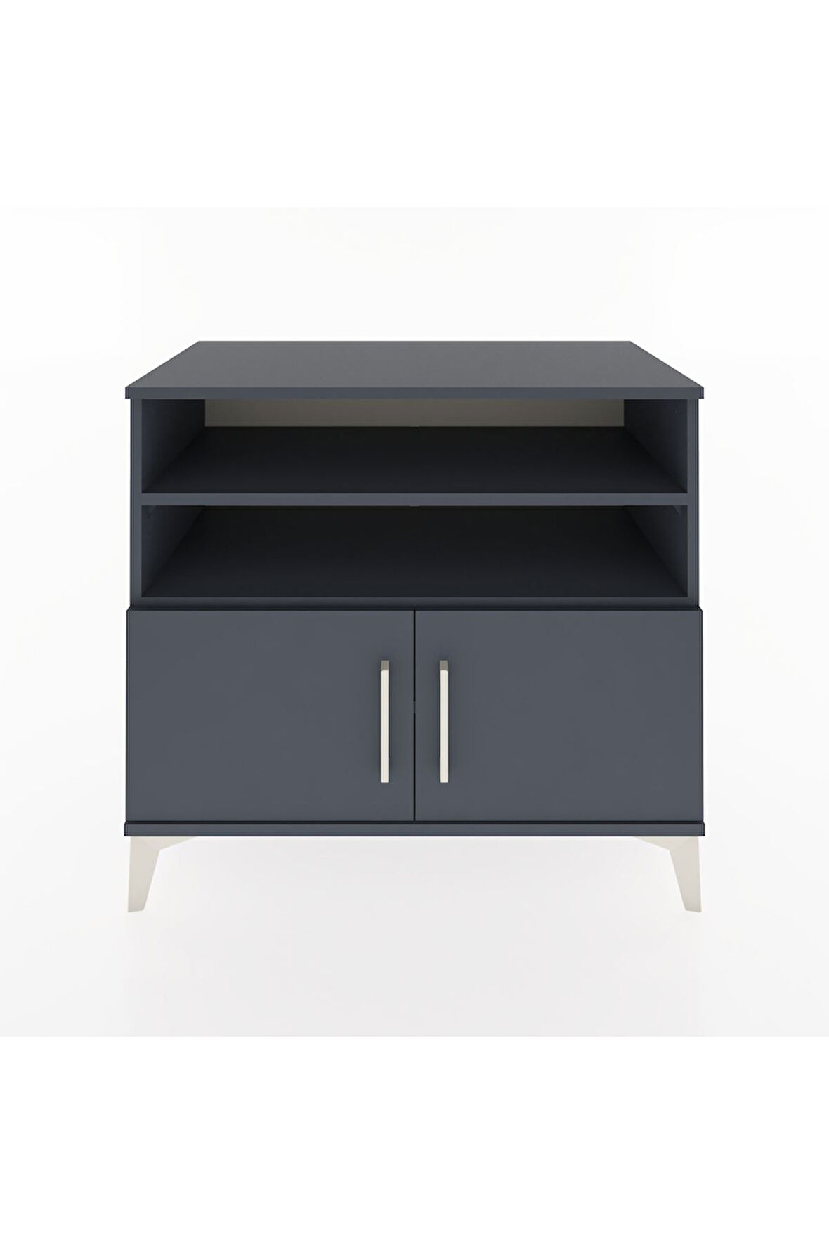 Hyperion Şifonyer 3 Raflı 2 Kapaklı 88x44x80 Antrasit-Antrasit
