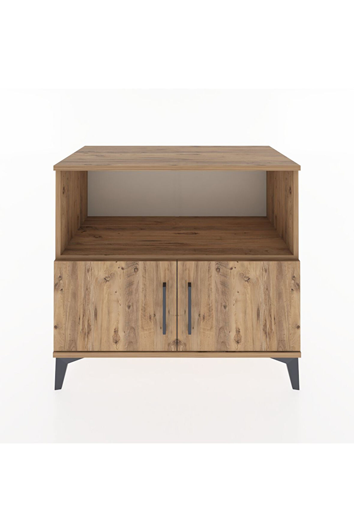 Hyperion Şifonyer Tek Raflı 2 Kapaklı 88x44x80 Çam-Çam