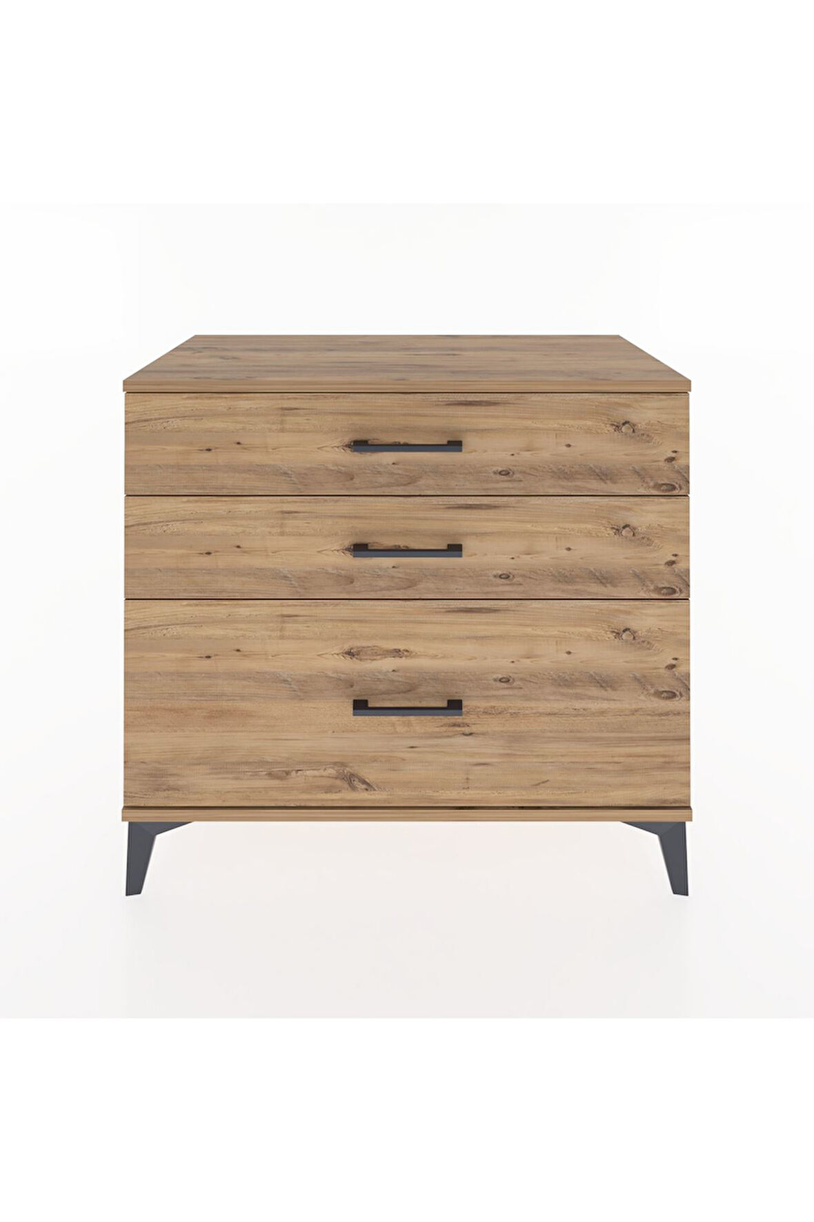 Hyperion Şifonyer 3 Çekmeceli 88x44x80 Çam-Çam