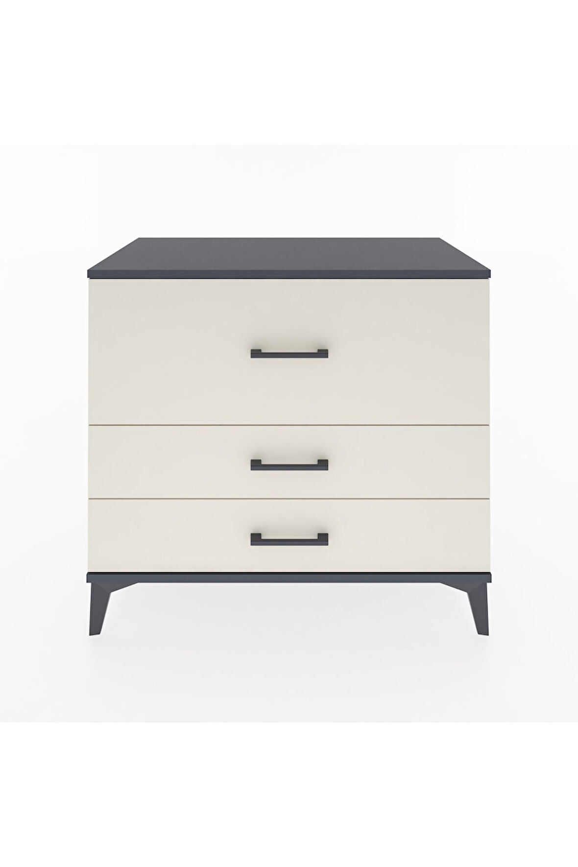 Hyperion Şifonyer 3 Çekmeceli 88x44x80 Antrasit-Aytaşı