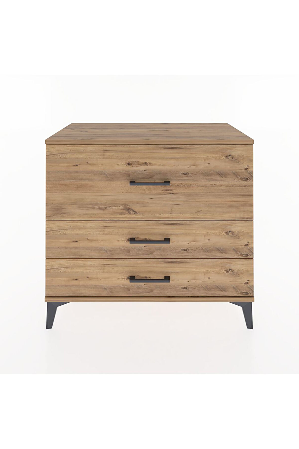 Hyperion Şifonyer 3 Çekmeceli 88x44x80 Çam-Çam