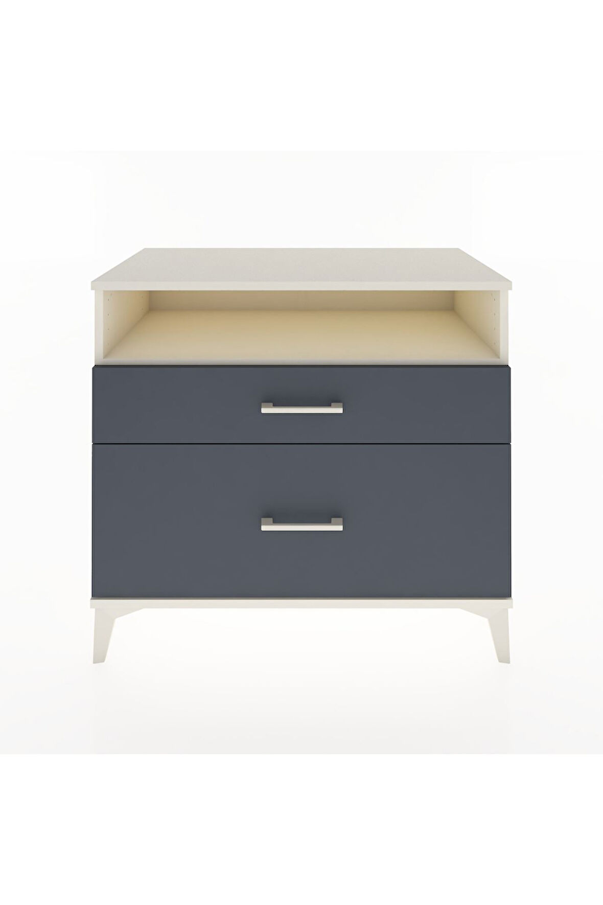 Hyperion Şifonyer Tek Raflı 2 Çekmeceli 88x44x80 Aytaşı-Antrasit