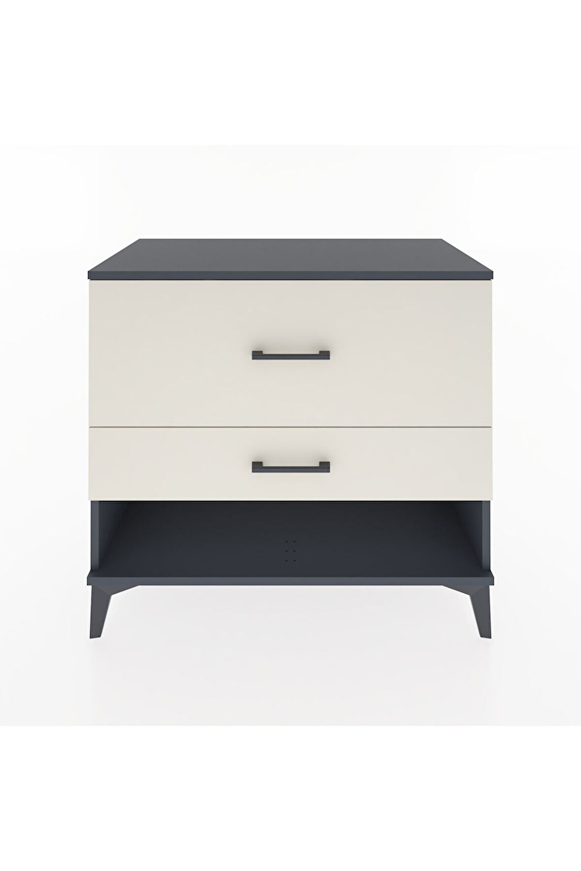 Hyperion Şifonyer 2 Çekmeceli 88x44x80 Antrasit-Aytaşı