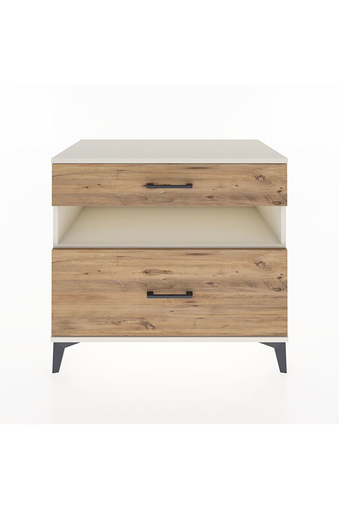 Hyperion Şifonyer Tek Raflı 2 Çekmeceli 88x44x80 Aytaşı-Çam