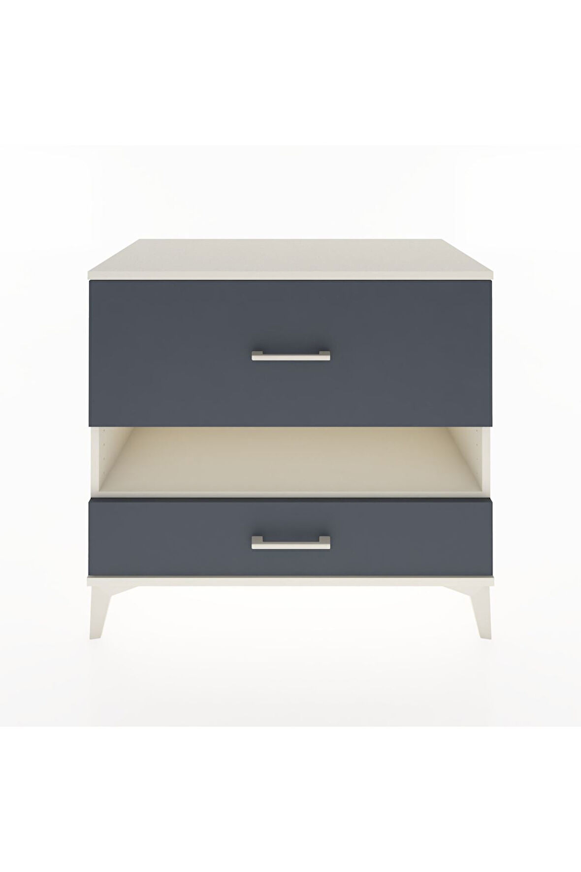 Hyperion Şifonyer Tek Raflı 2 Çekmeceli 88x44x80 Aytaşı-Antrasit