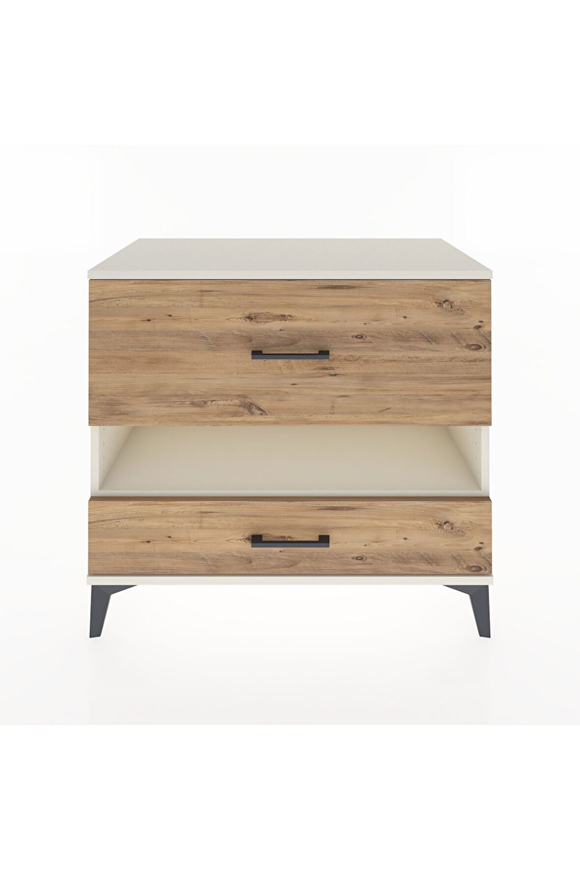 Hyperion Şifonyer Tek Raflı 2 Çekmeceli 88x44x80 Aytaşı-Çam