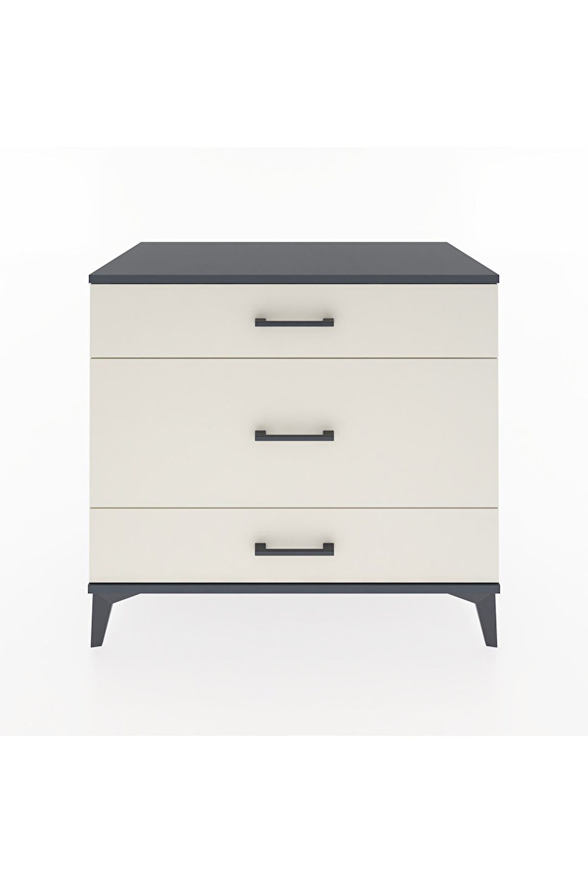 Hyperion Şifonyer 3 Çekmeceli 88x44x80 Antrasit-Aytaşı