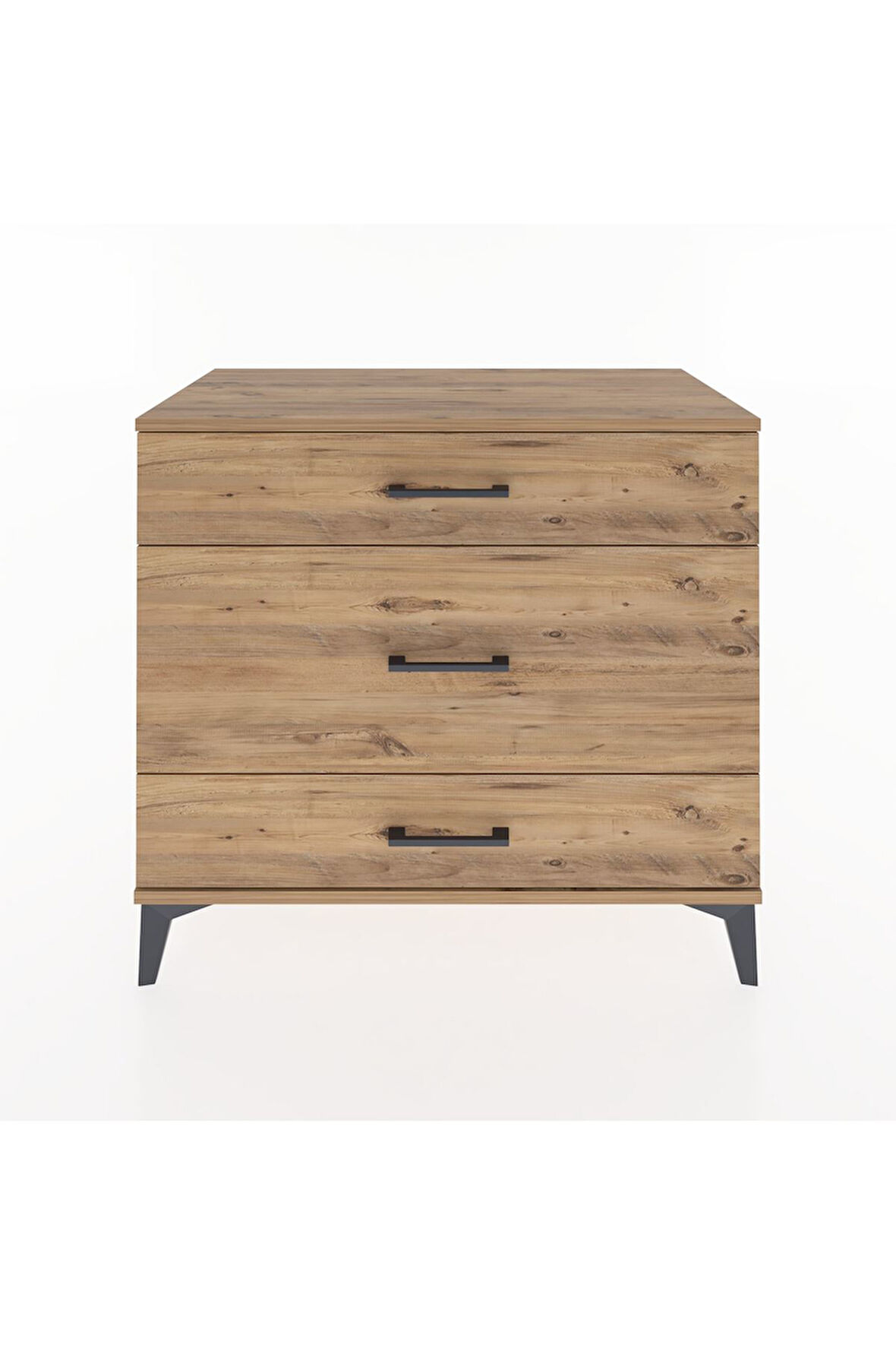 Hyperion Şifonyer 3 Çekmeceli 88x44x80 Çam-Çam