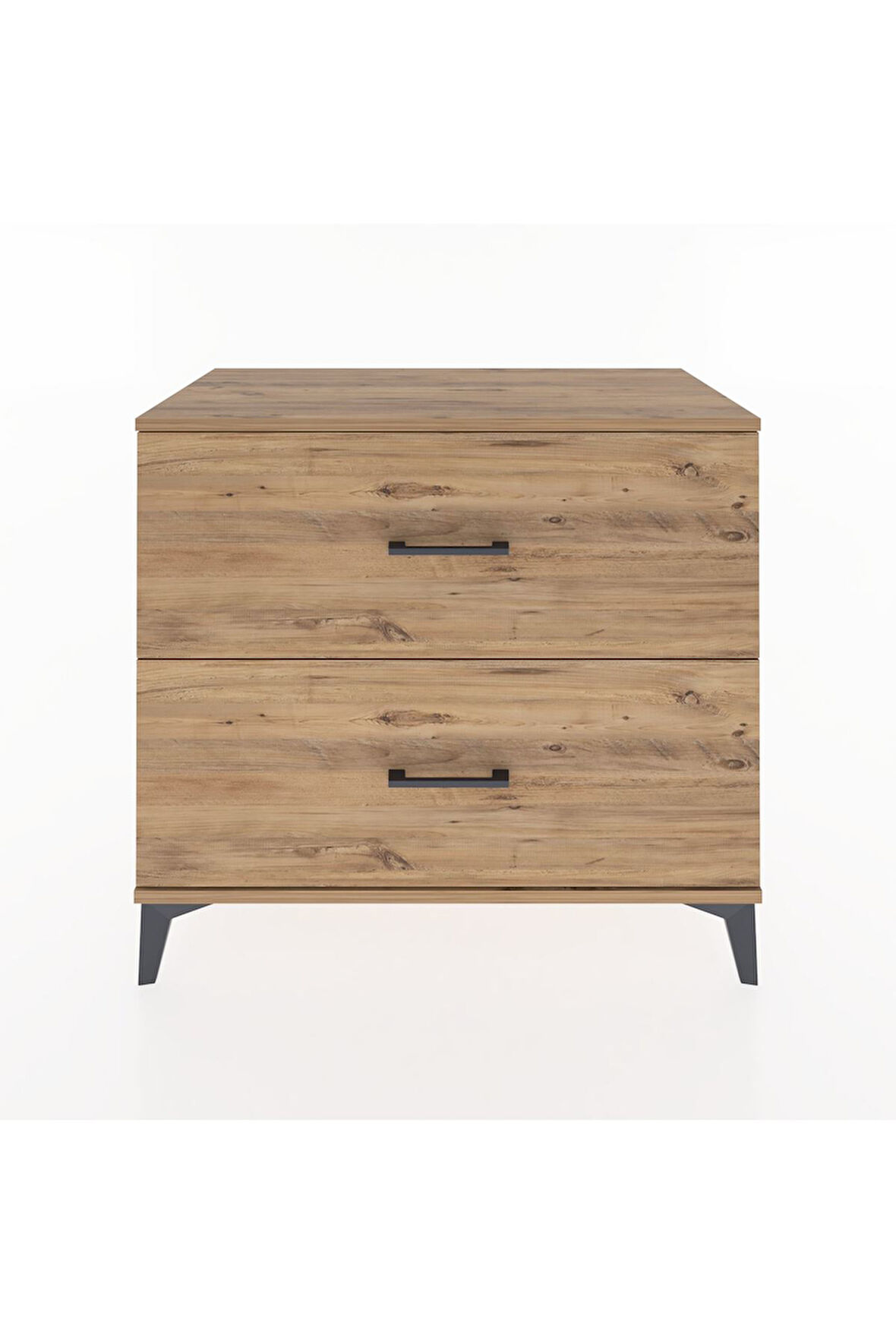 Hyperion Şifonyer 2 Çekmeceli 88x44x80 Çam-Çam