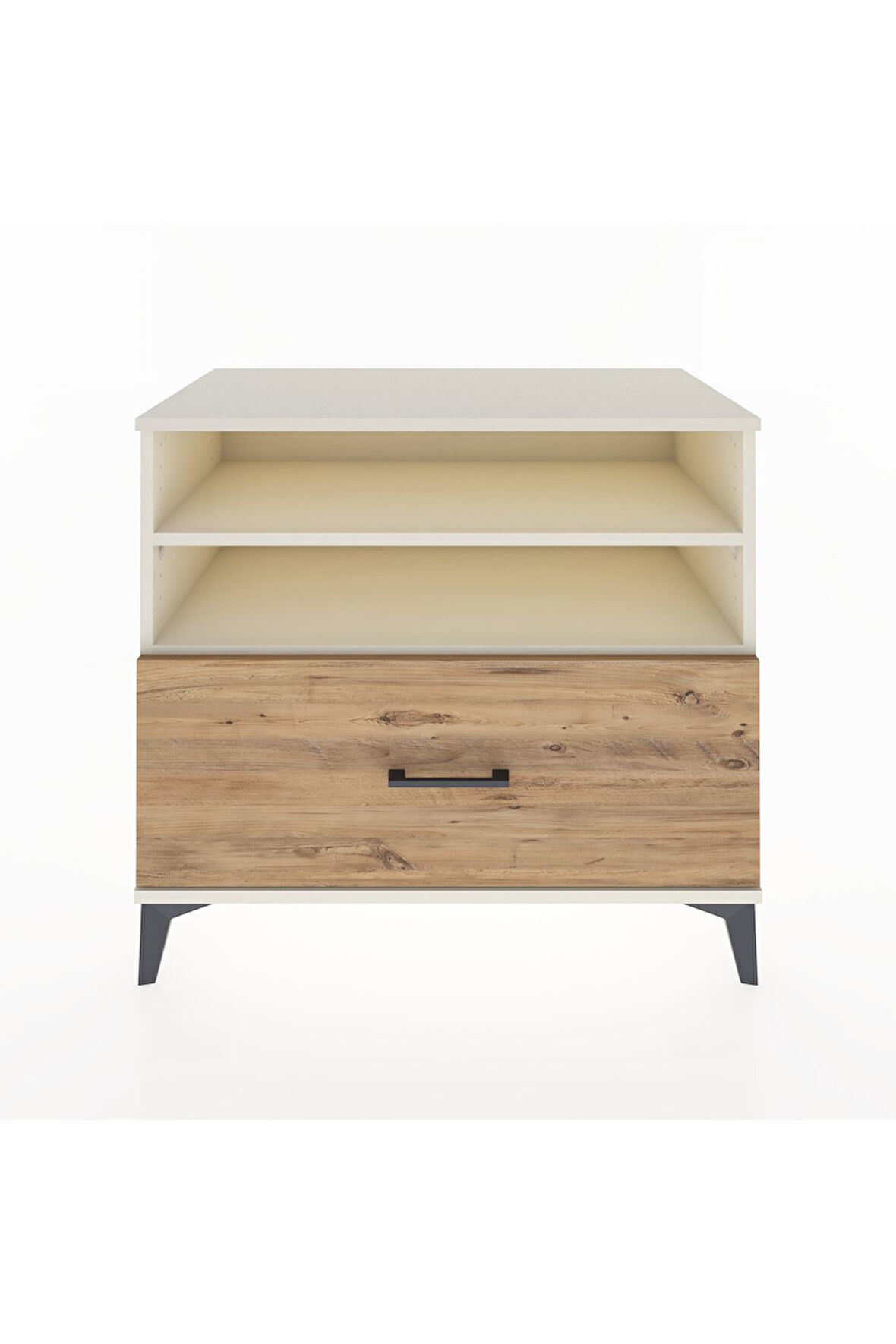 Hyperion Şifonyer 2 Raflı Tek Çekmeceli 88x44x80 Aytaşı-Çam