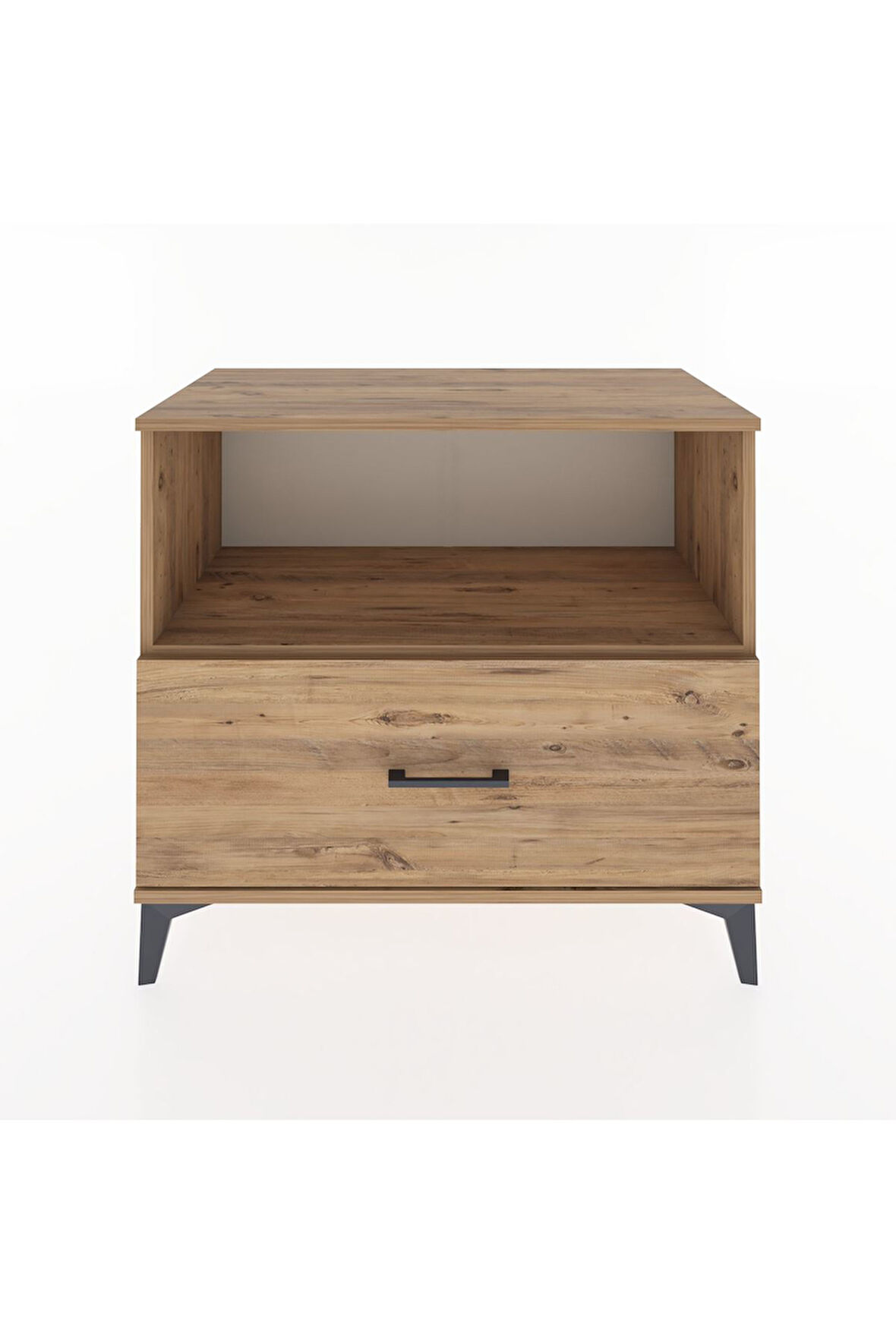 Hyperion Şifonyer Tek Raflı Tek Çekmeceli 88x44x80 Çam-Çam