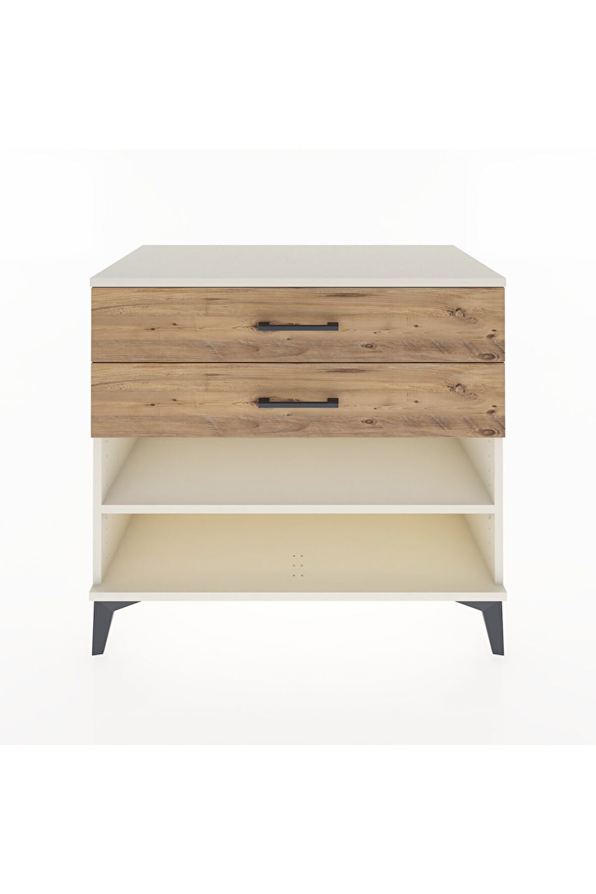 Hyperion Şifonyer Tek Raflı 2 Çekmeceli 88x44x80 Aytaşı-Çam