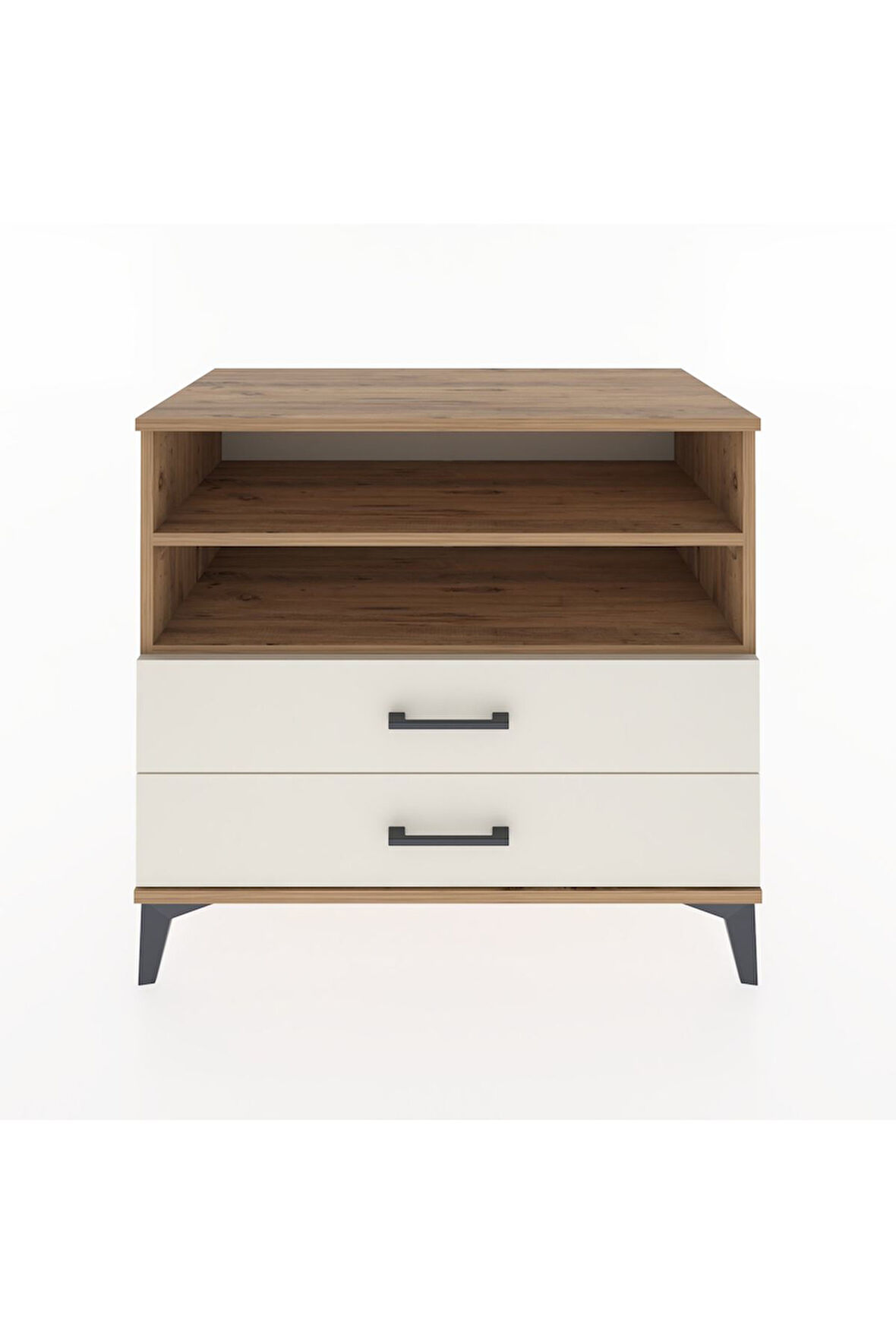 Hyperion Şifonyer 2 Raflı 2 Çekmeceli 88x44x80 Çam-Aytaşı