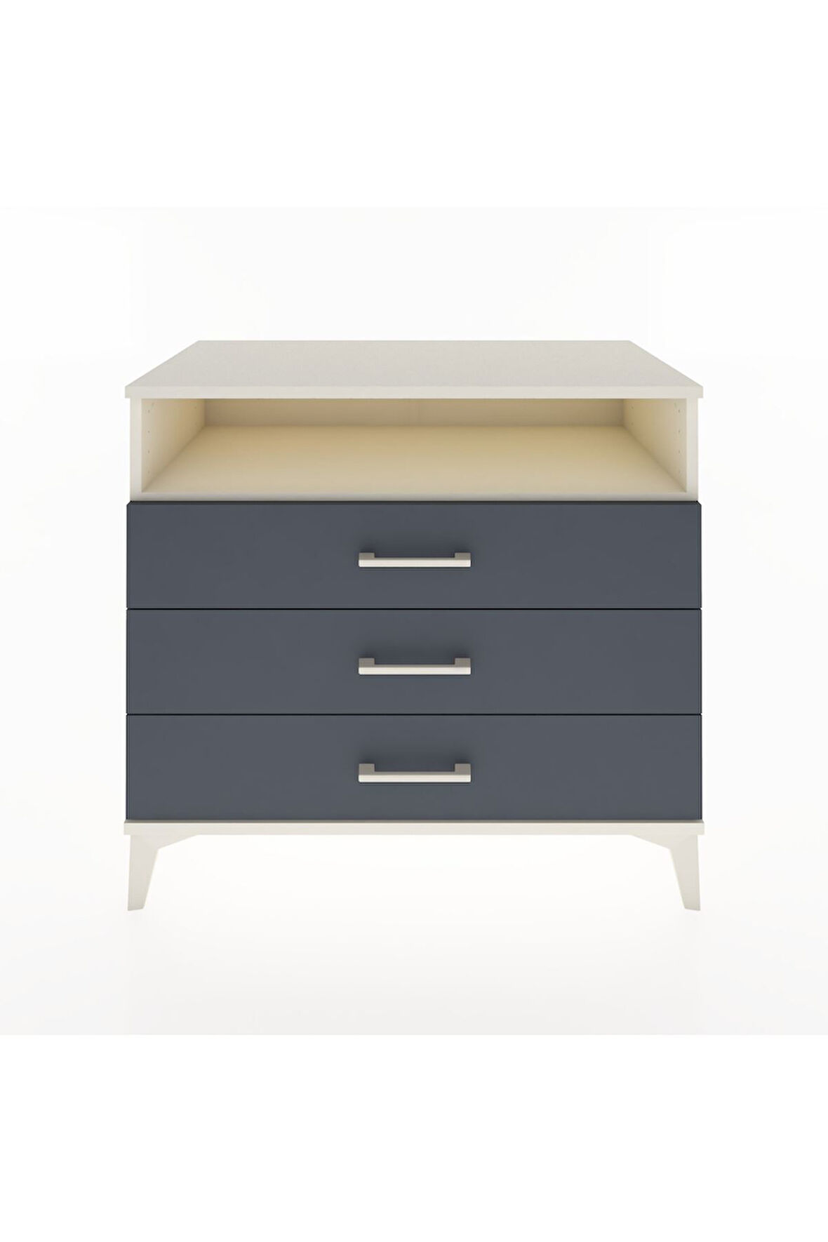 Hyperion Şifonyer Tek Raflı 3 Çekmeceli 88x44x80 Aytaşı-Antrasit